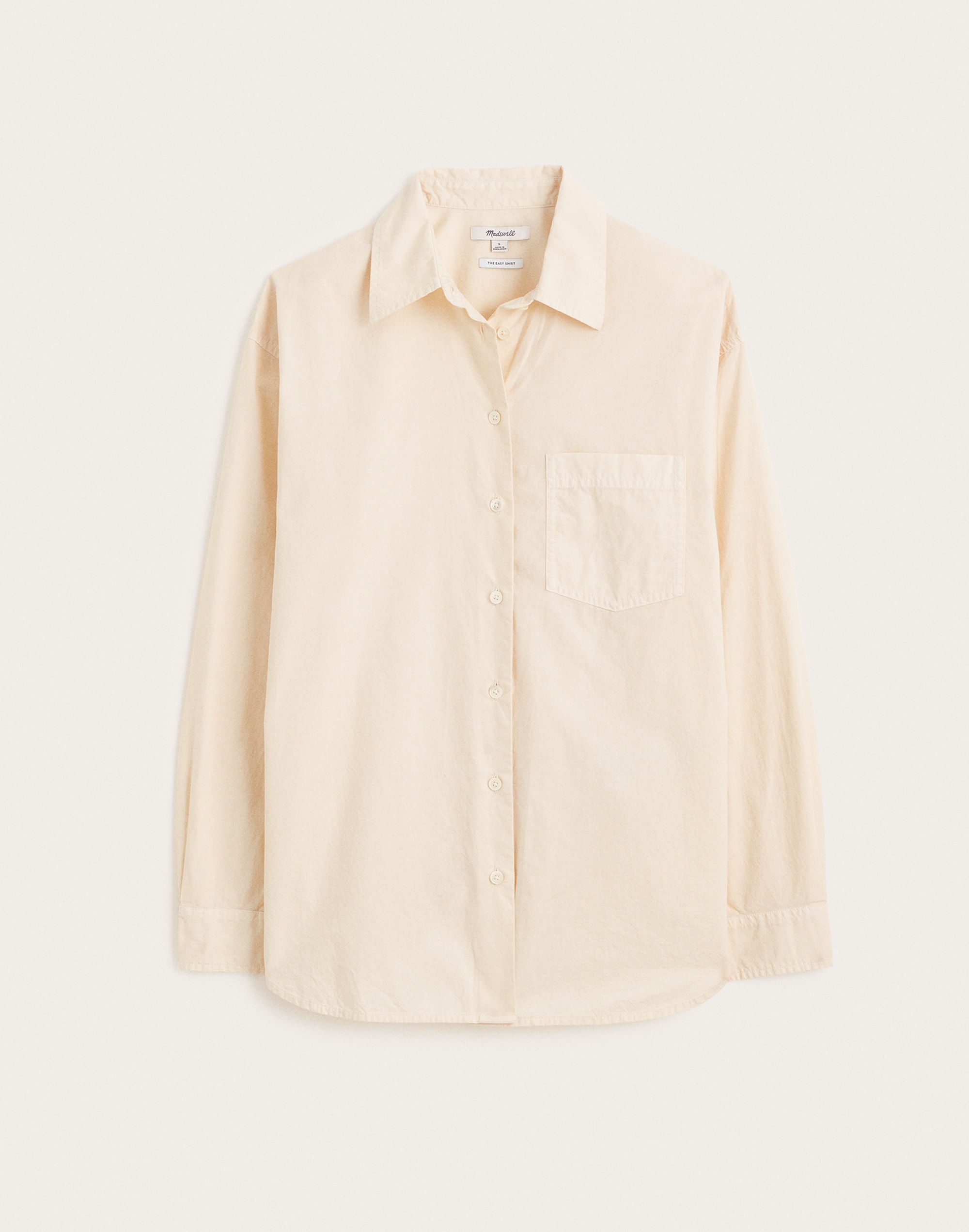 The Easy Shirt in 100% Cotton Poplin