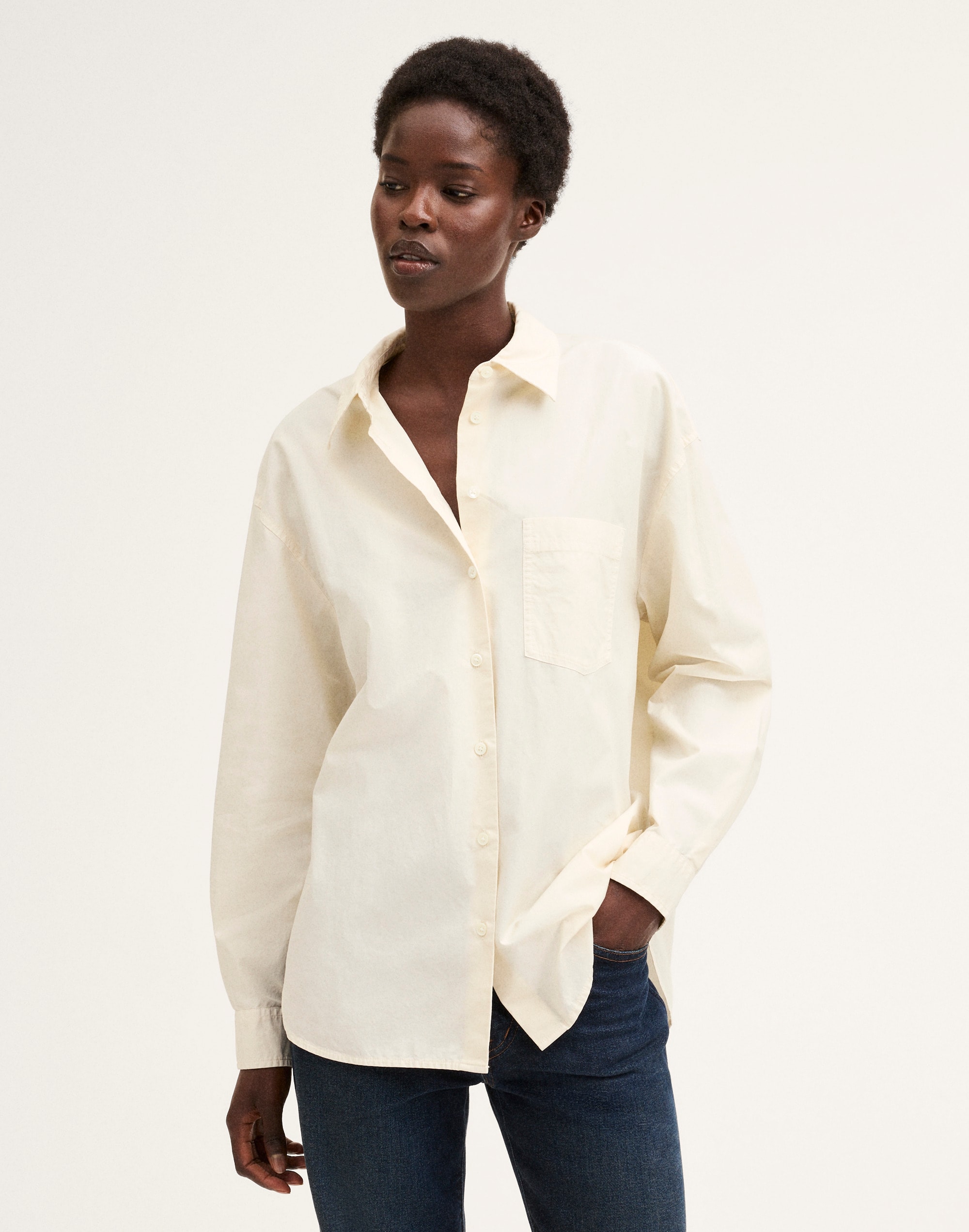 The Easy Shirt in 100% Cotton Poplin