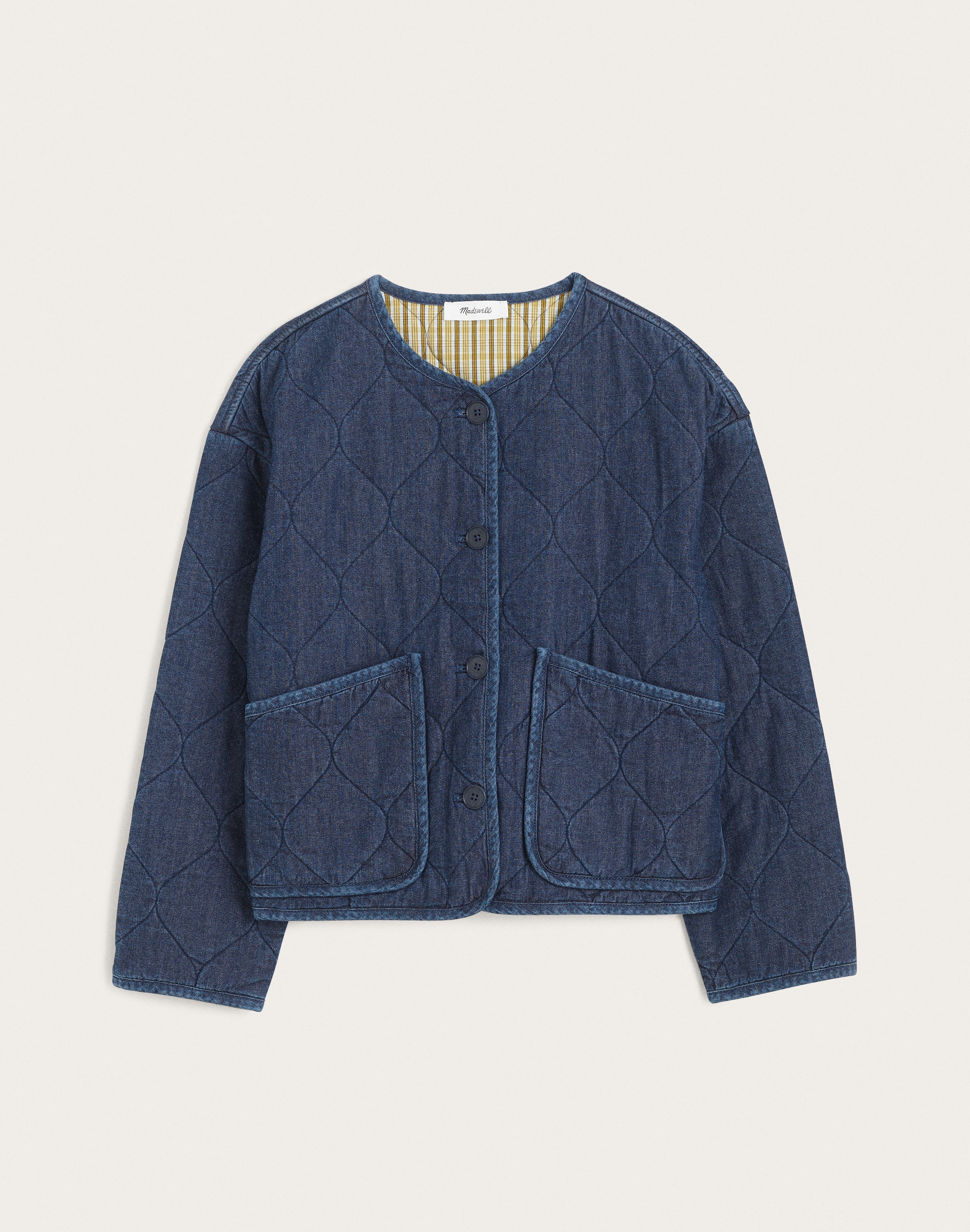 Quilted Denim Jacket