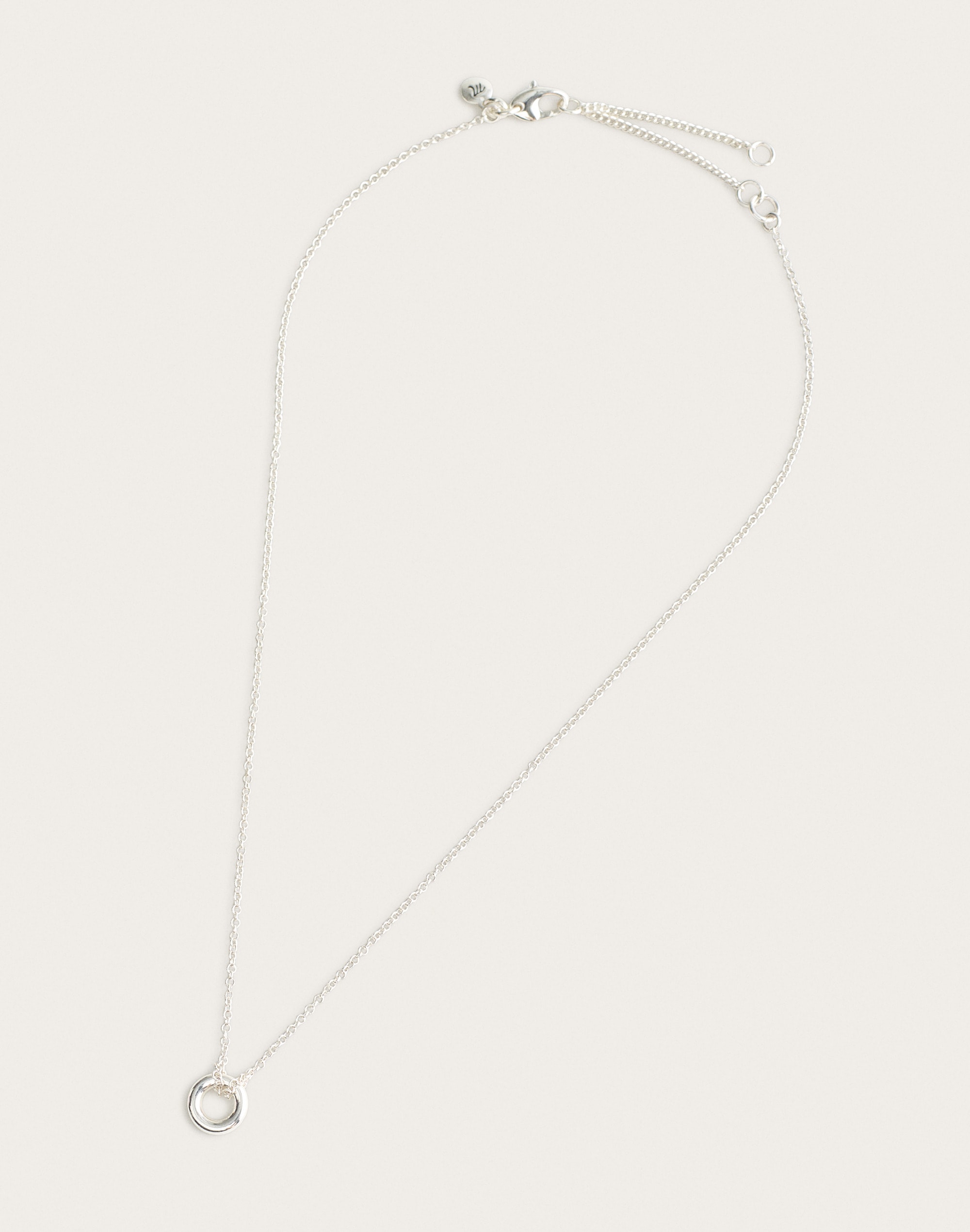 ring chain choker necklace