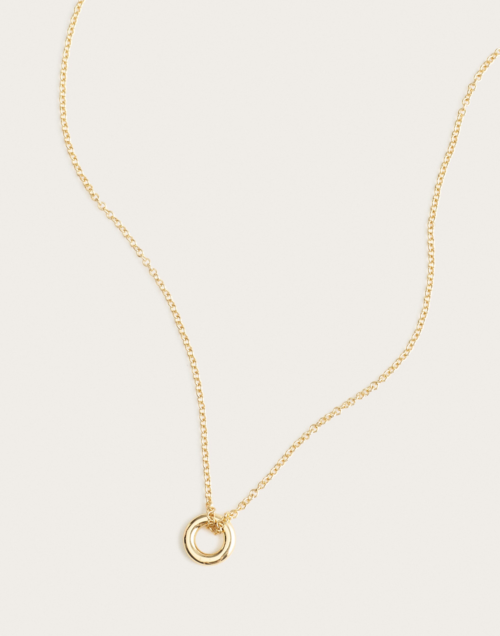 Ring Chain Choker Necklace