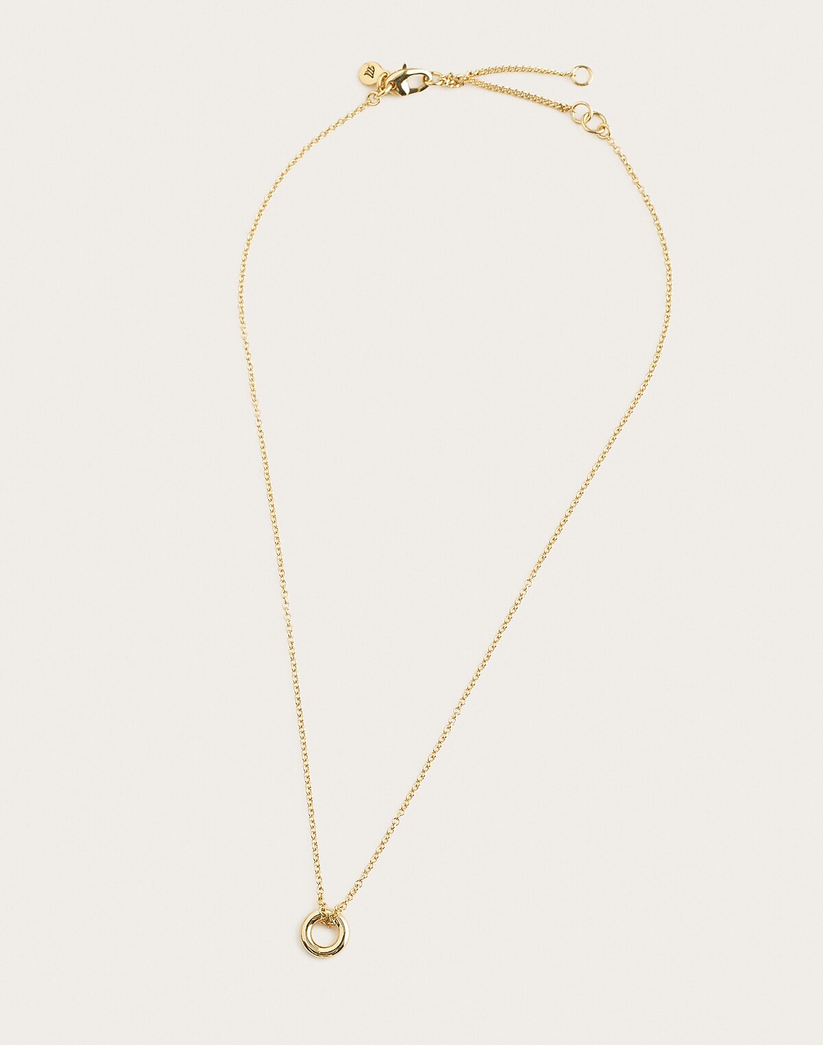 Ring Chain Choker Necklace