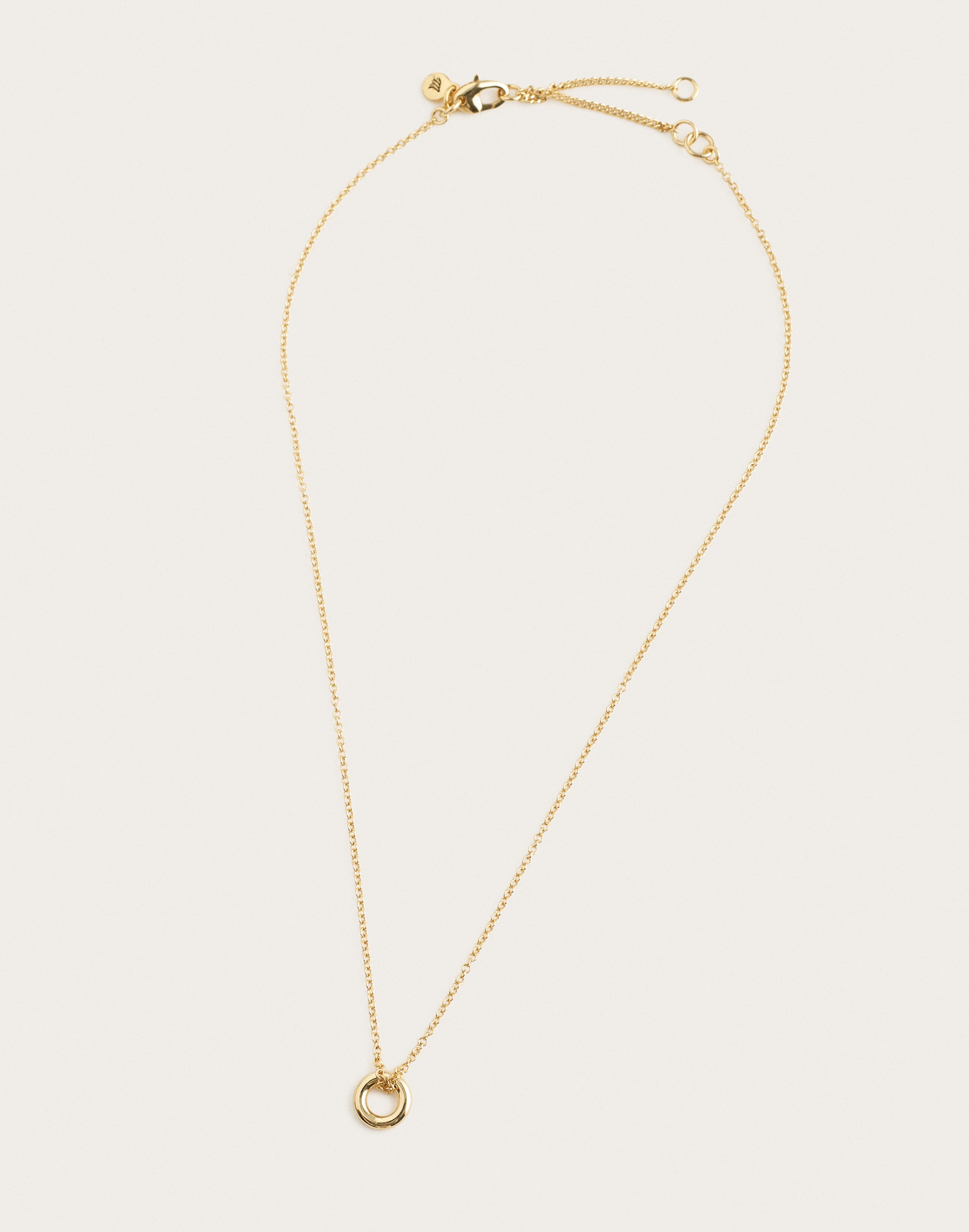ring chain choker necklace