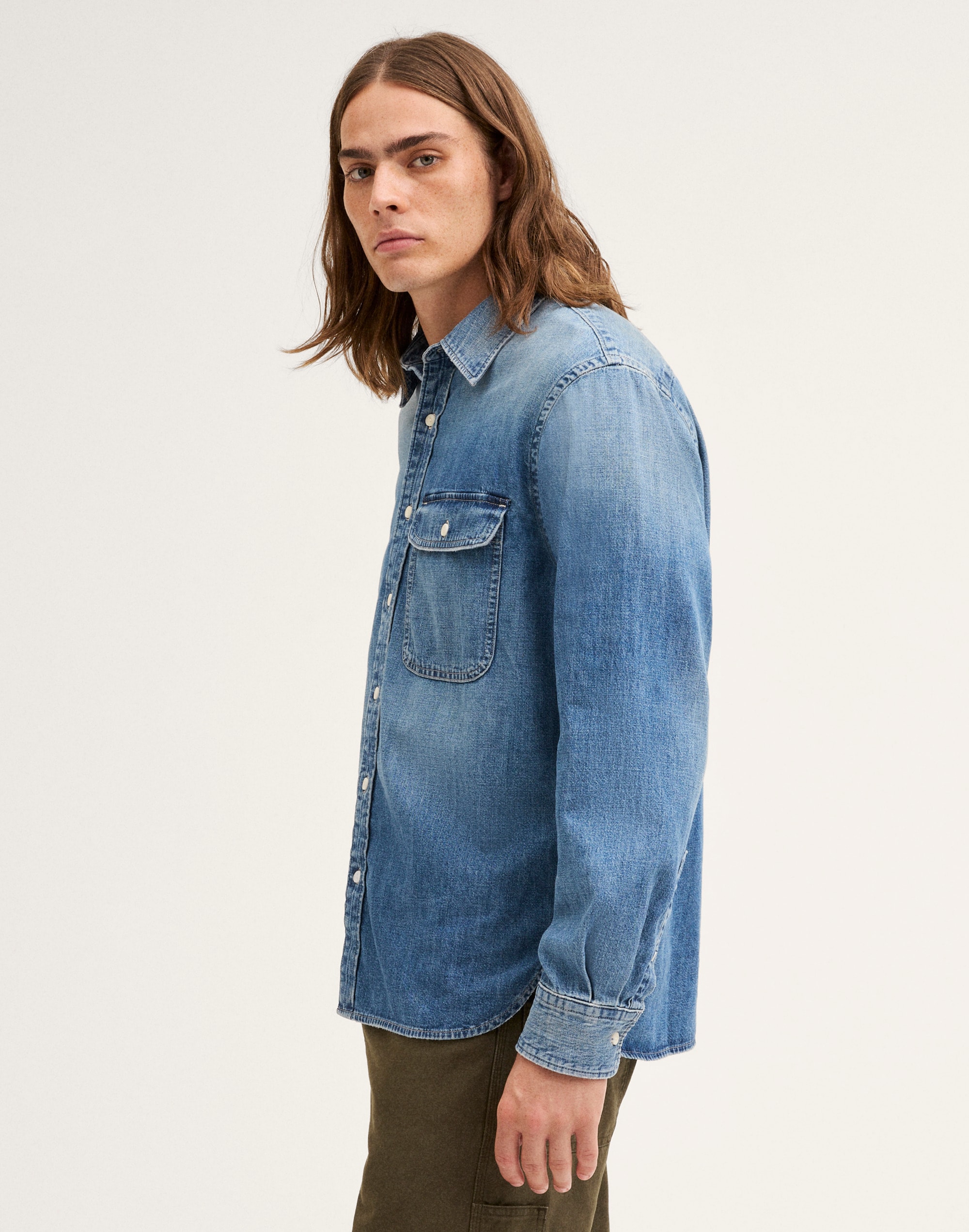 Work Shirt in Denim