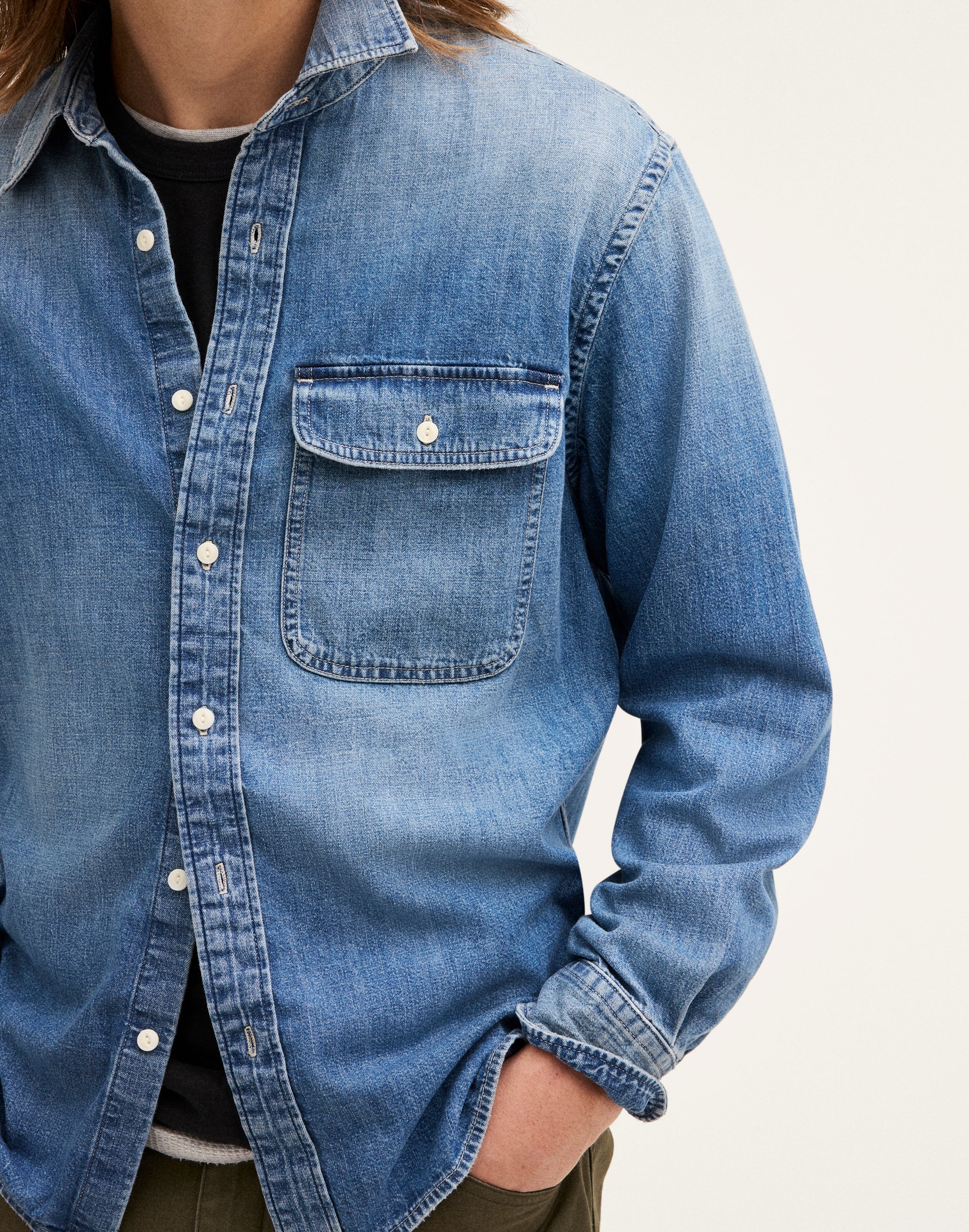 Work Shirt in Denim