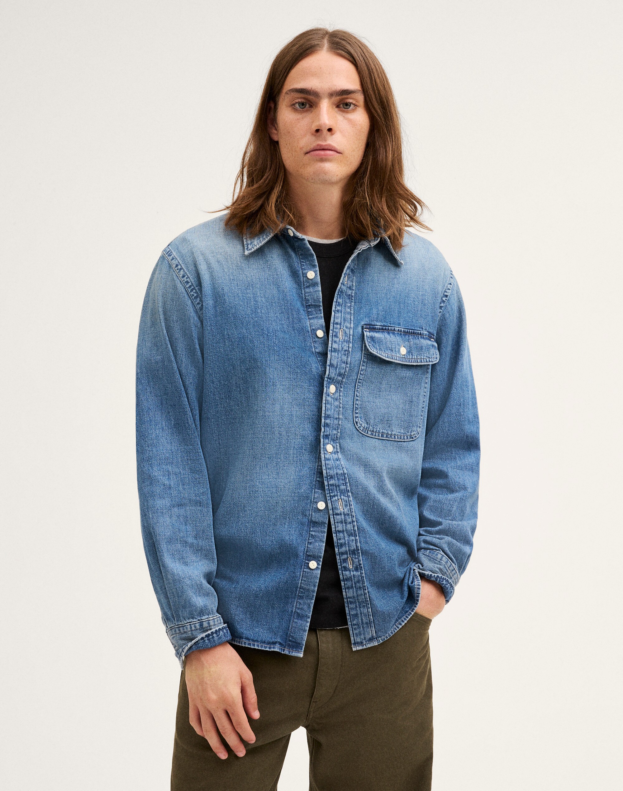 Work Shirt in Denim