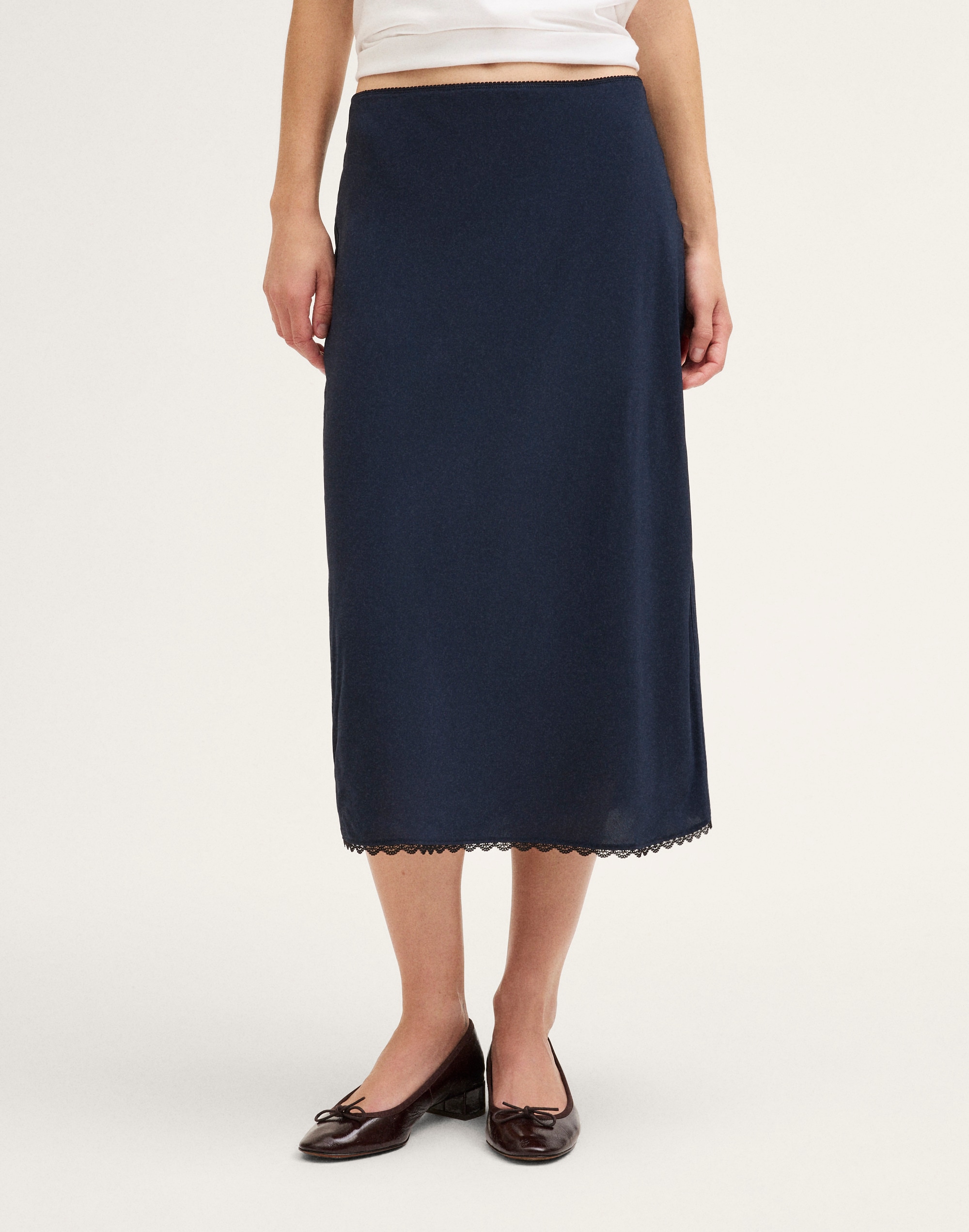 The Layton Midi Slip Skirt