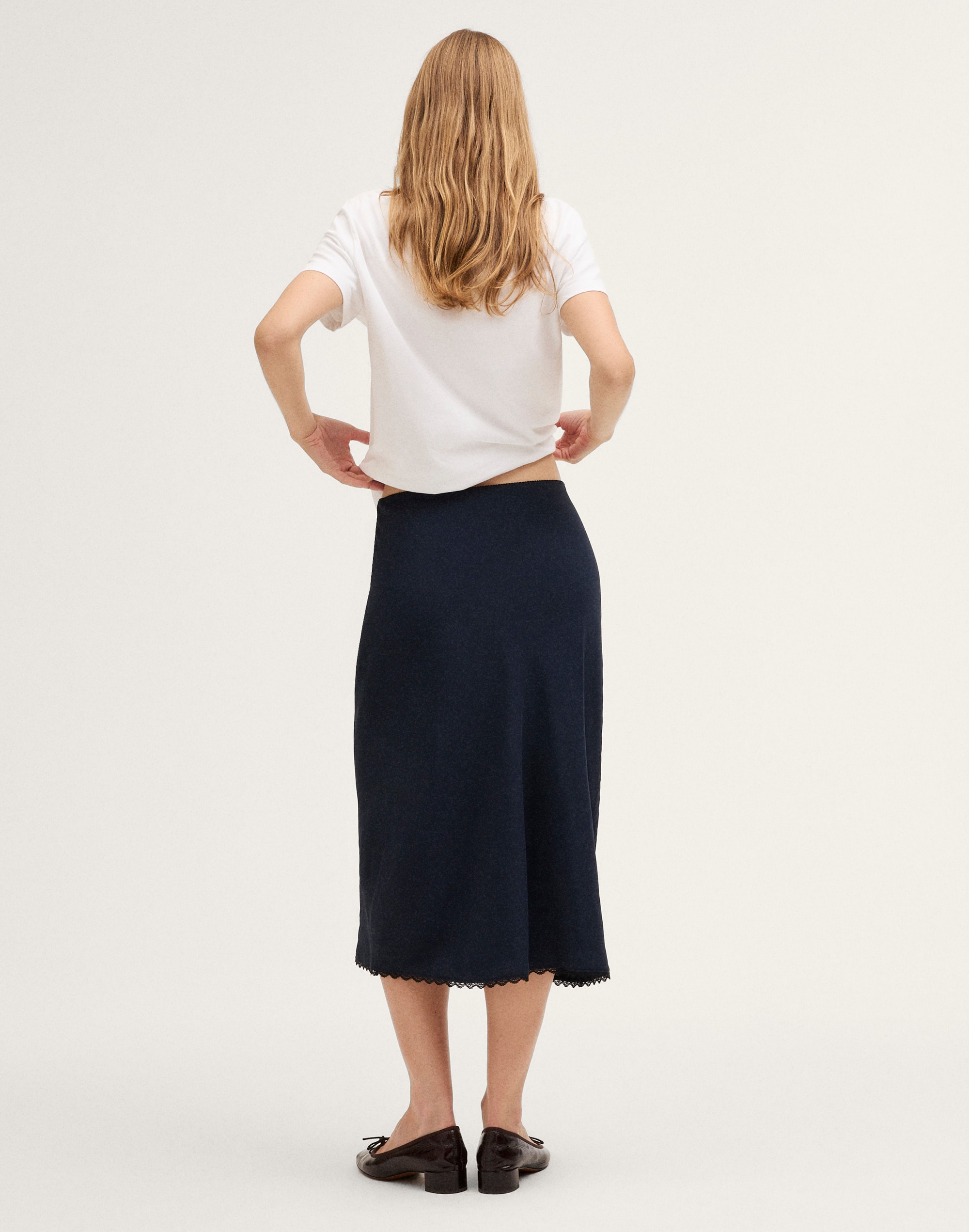The Layton Midi Slip Skirt
