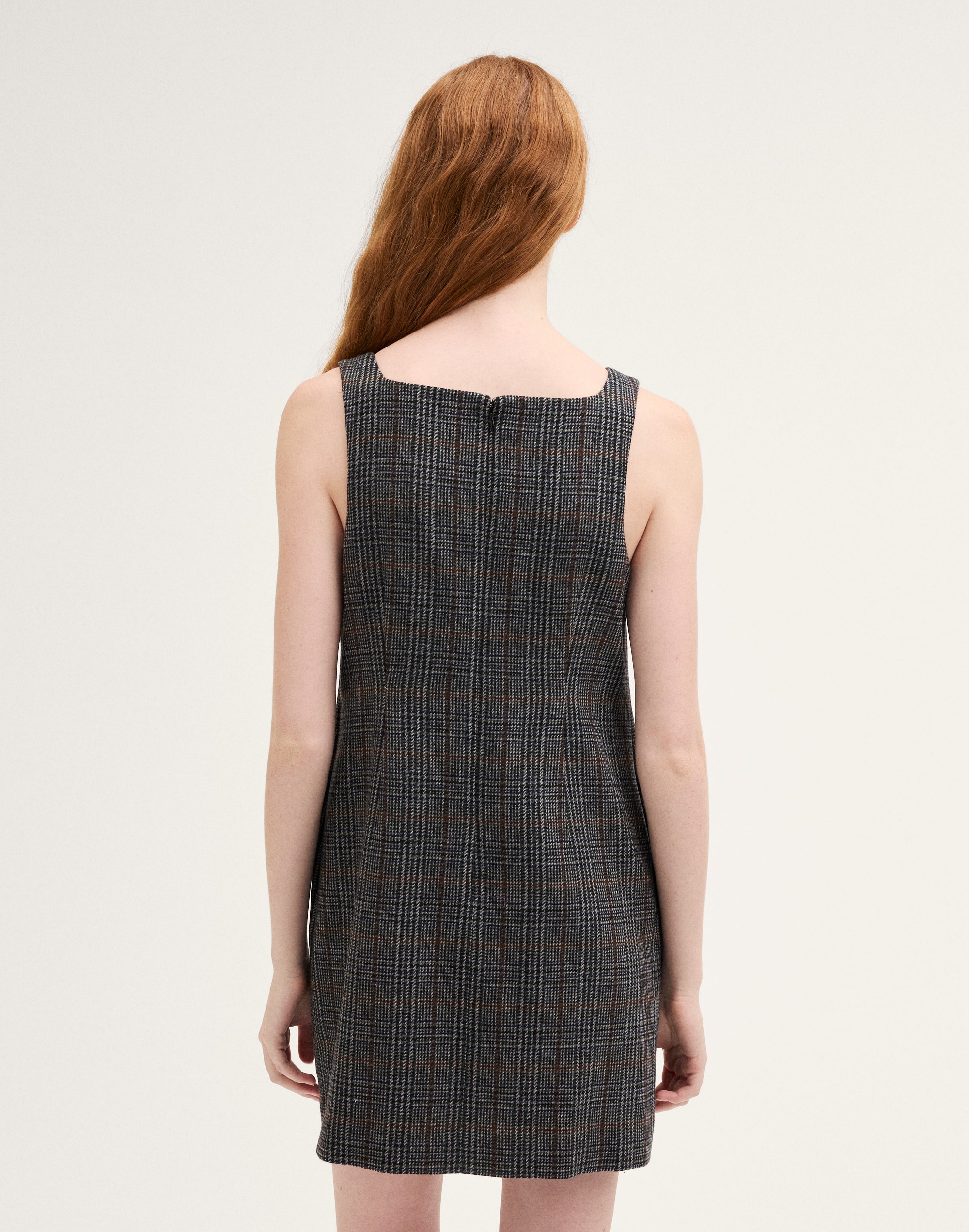 Crewneck Mini Shift Dress