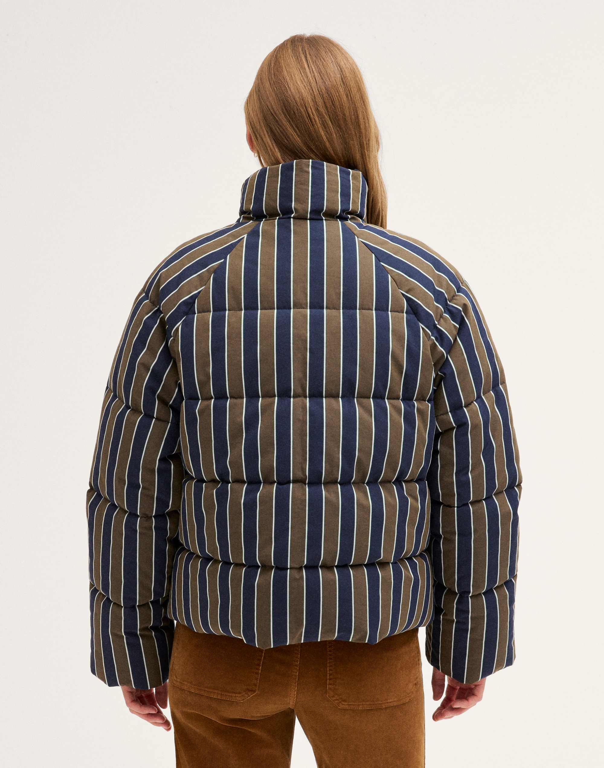 Funnel-Neck Puffer Coat