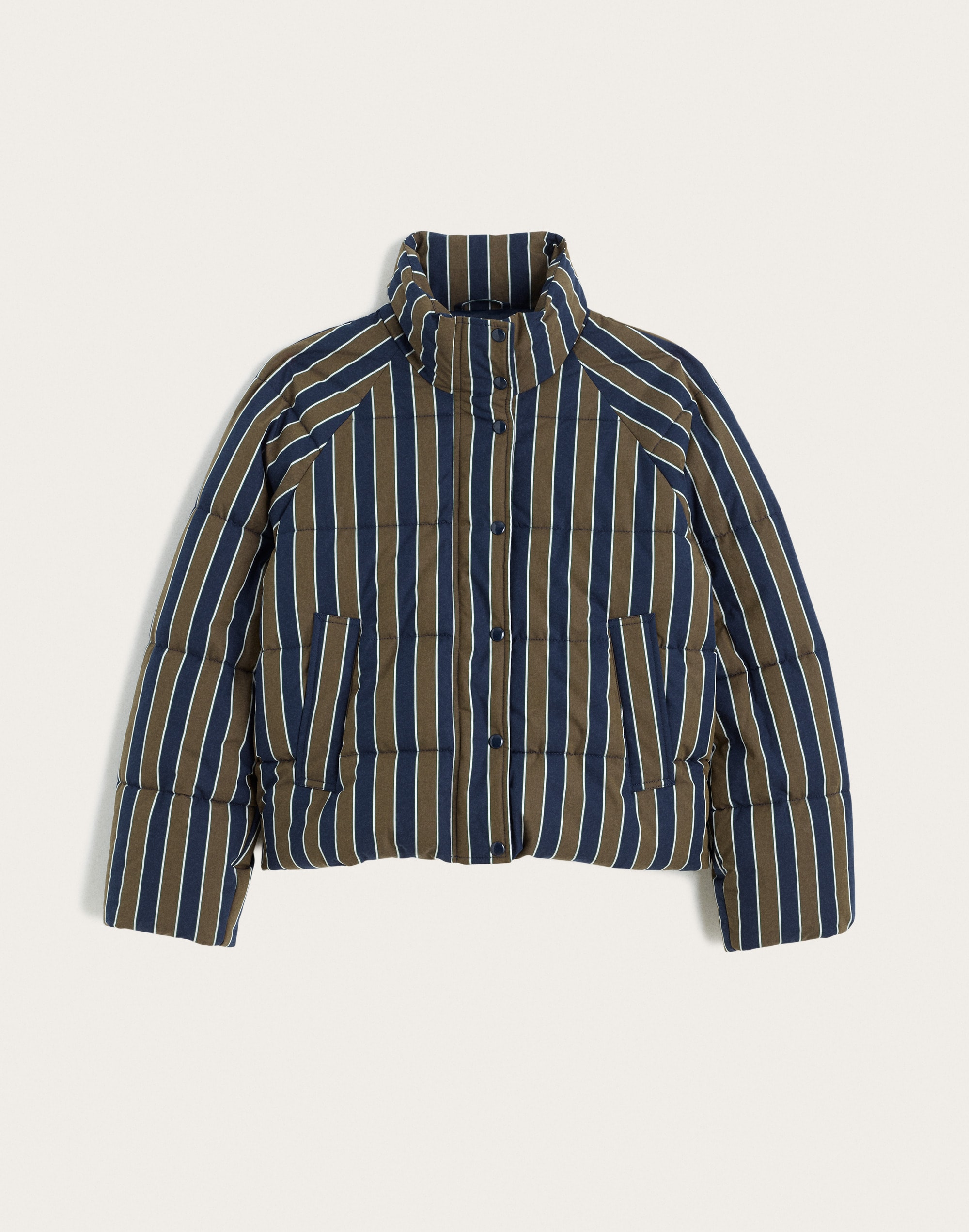 Funnel-Neck Puffer Coat