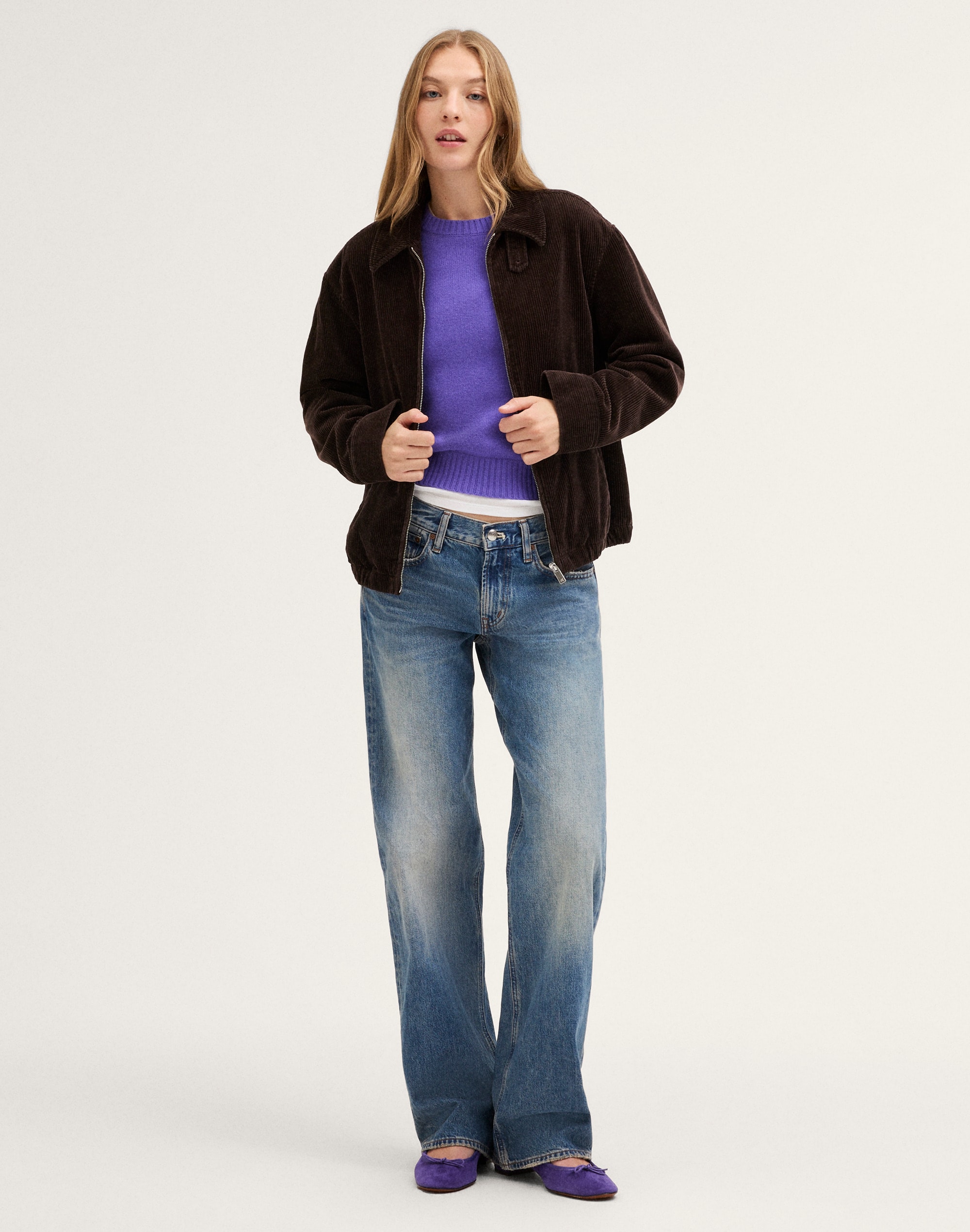 Relaxed Bomber Jacket