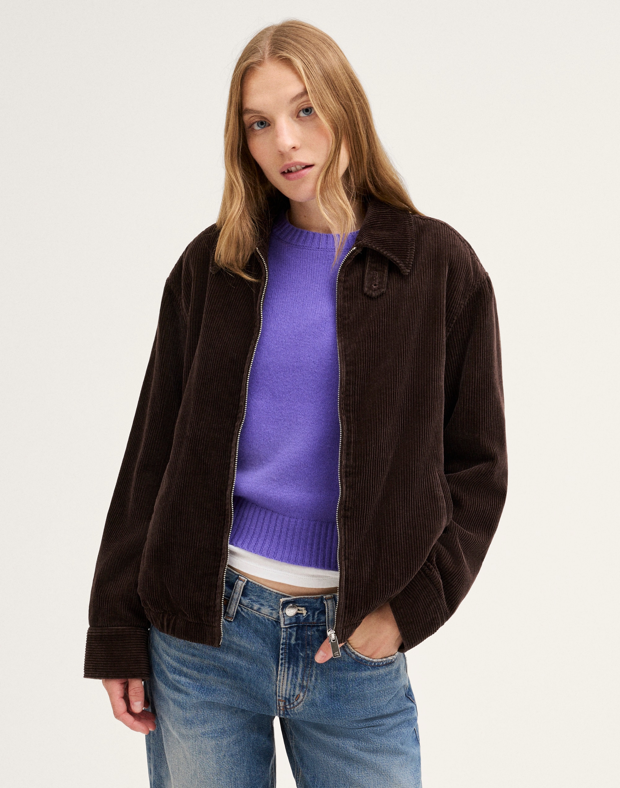 Relaxed Bomber Jacket