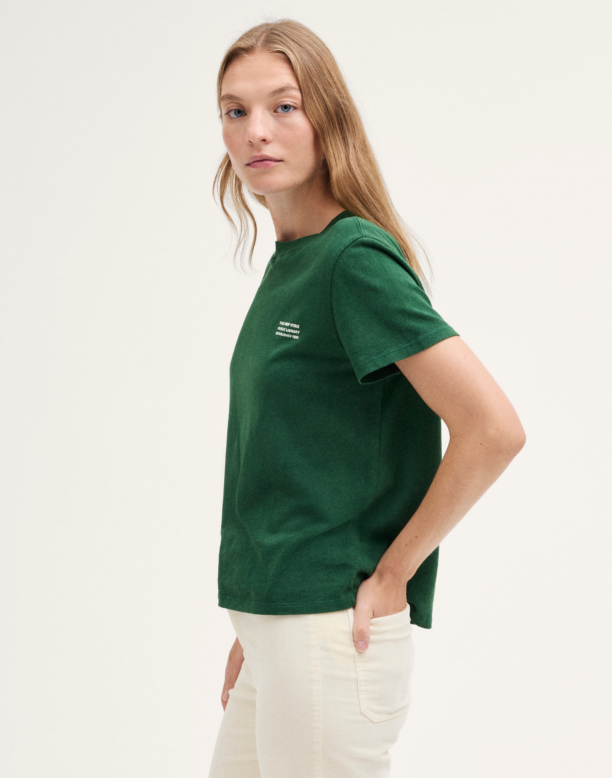 Madewell x NYPL Relaxed Tee in Vintage Jersey Alternate Image 3