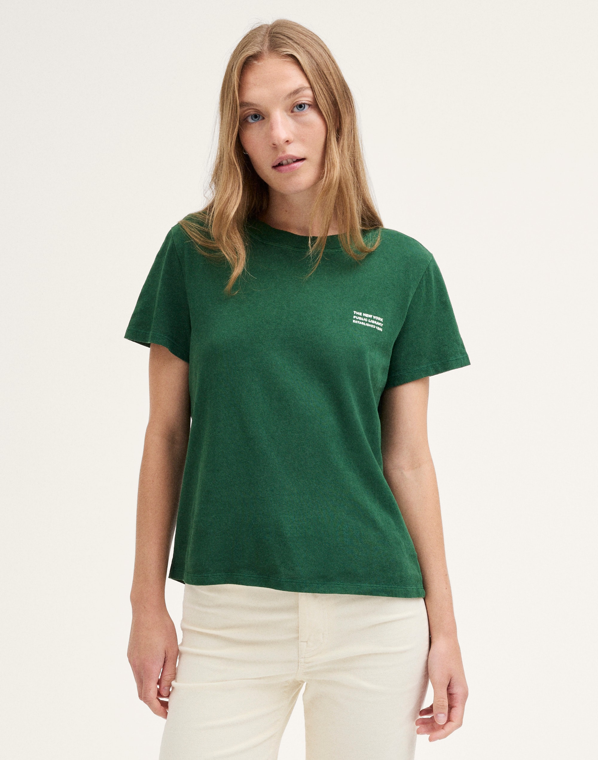 Madewell x NYPL Relaxed Tee in Vintage Jersey