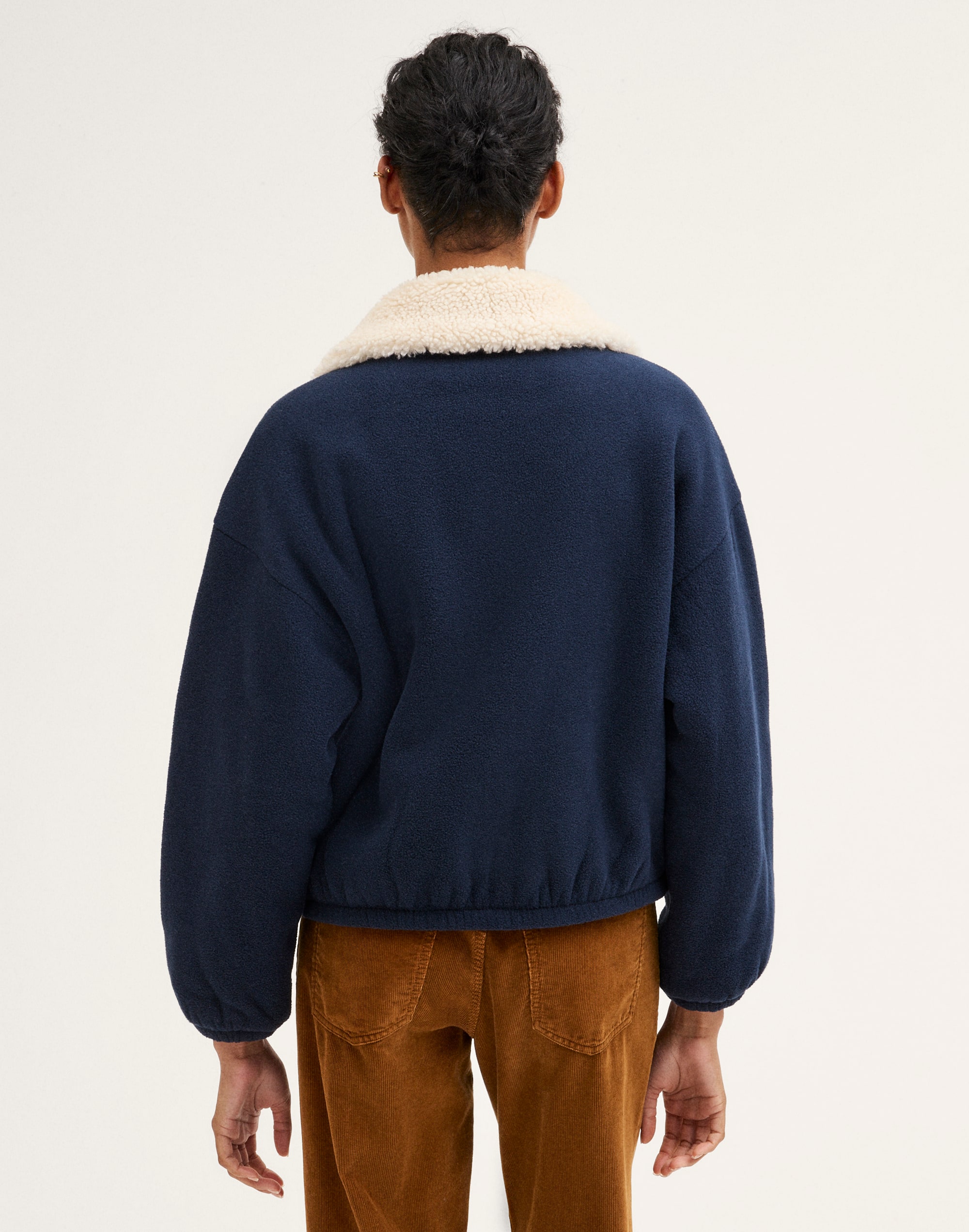 Sherpa-Collar Bomber Jacket