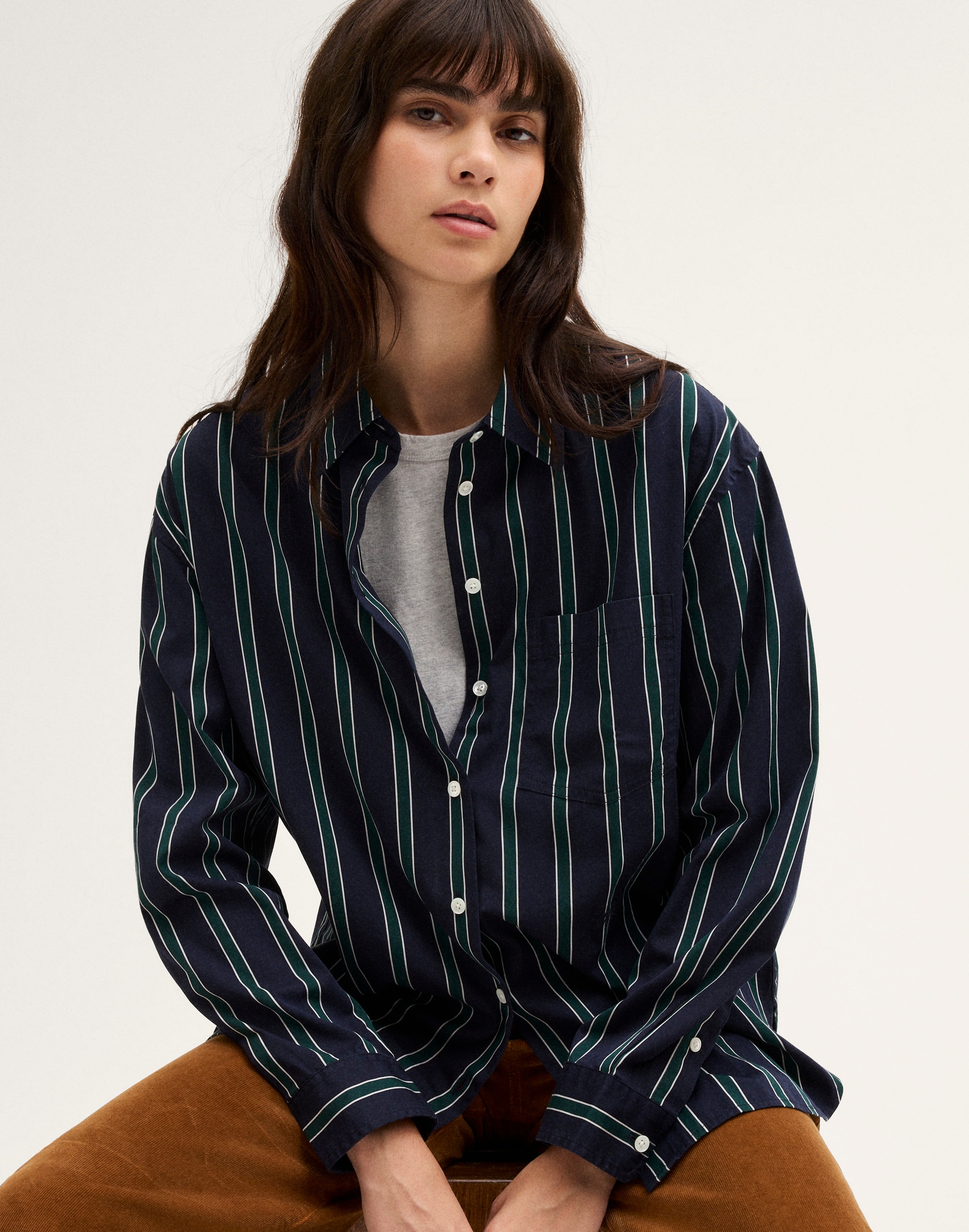 The Easy Shirt in 100% Cotton Poplin