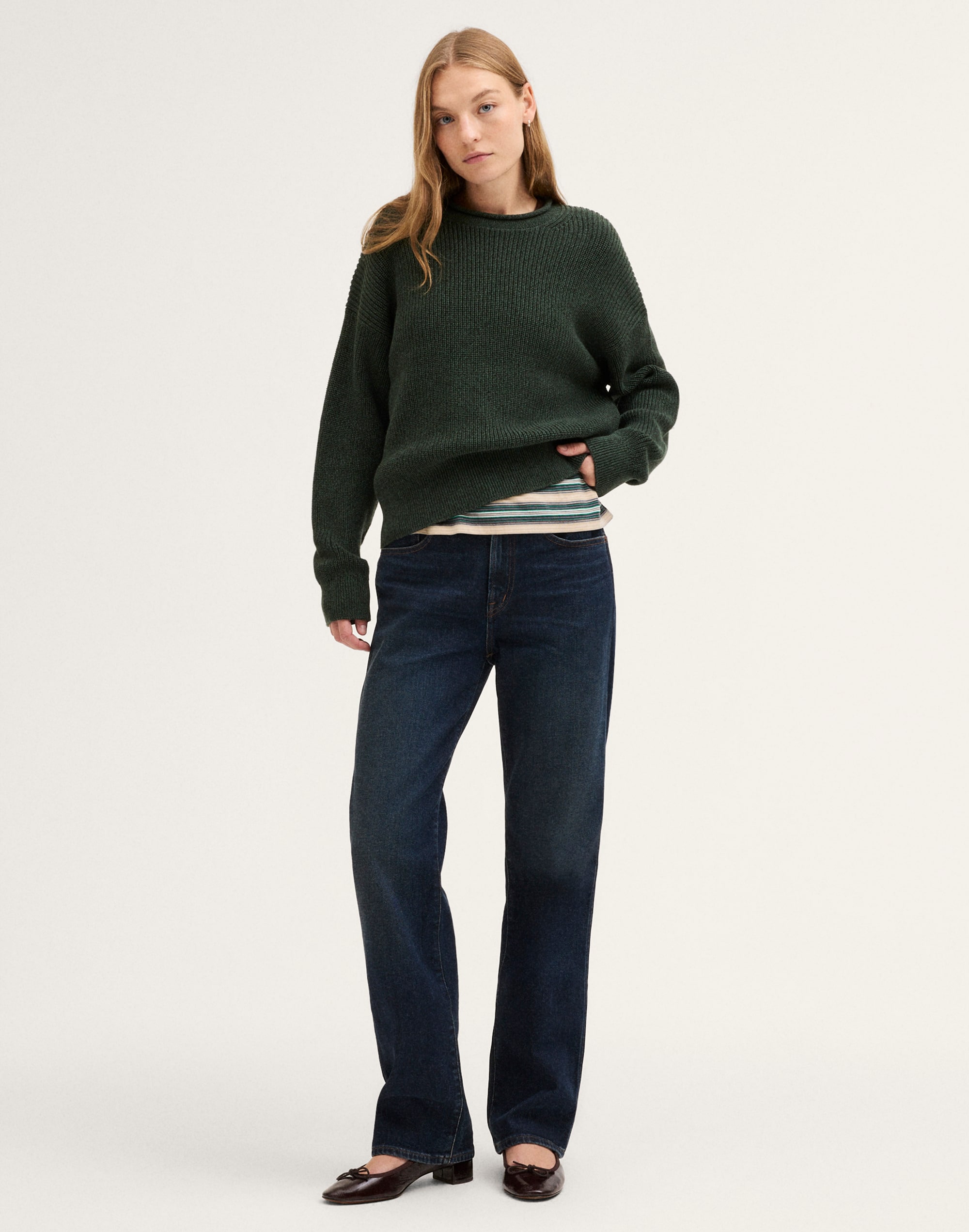 The Arden Crewneck Sweater in 100% Cotton