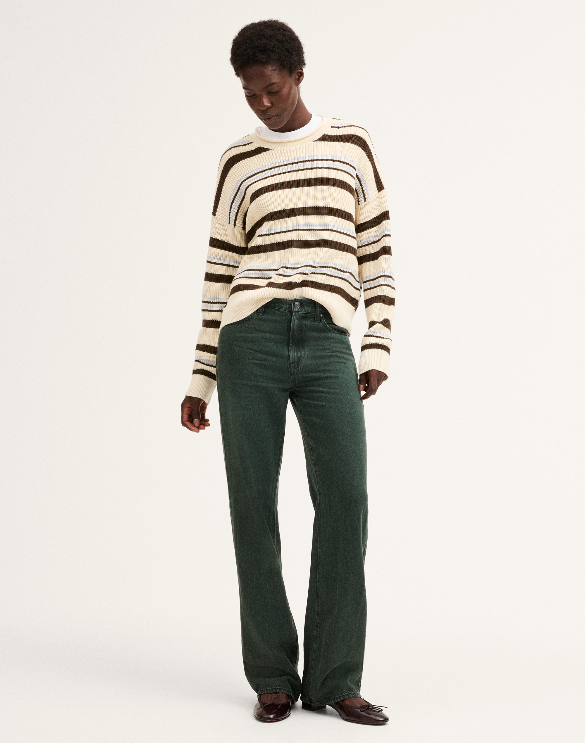 The Arden Crewneck Sweater in 100% Cotton