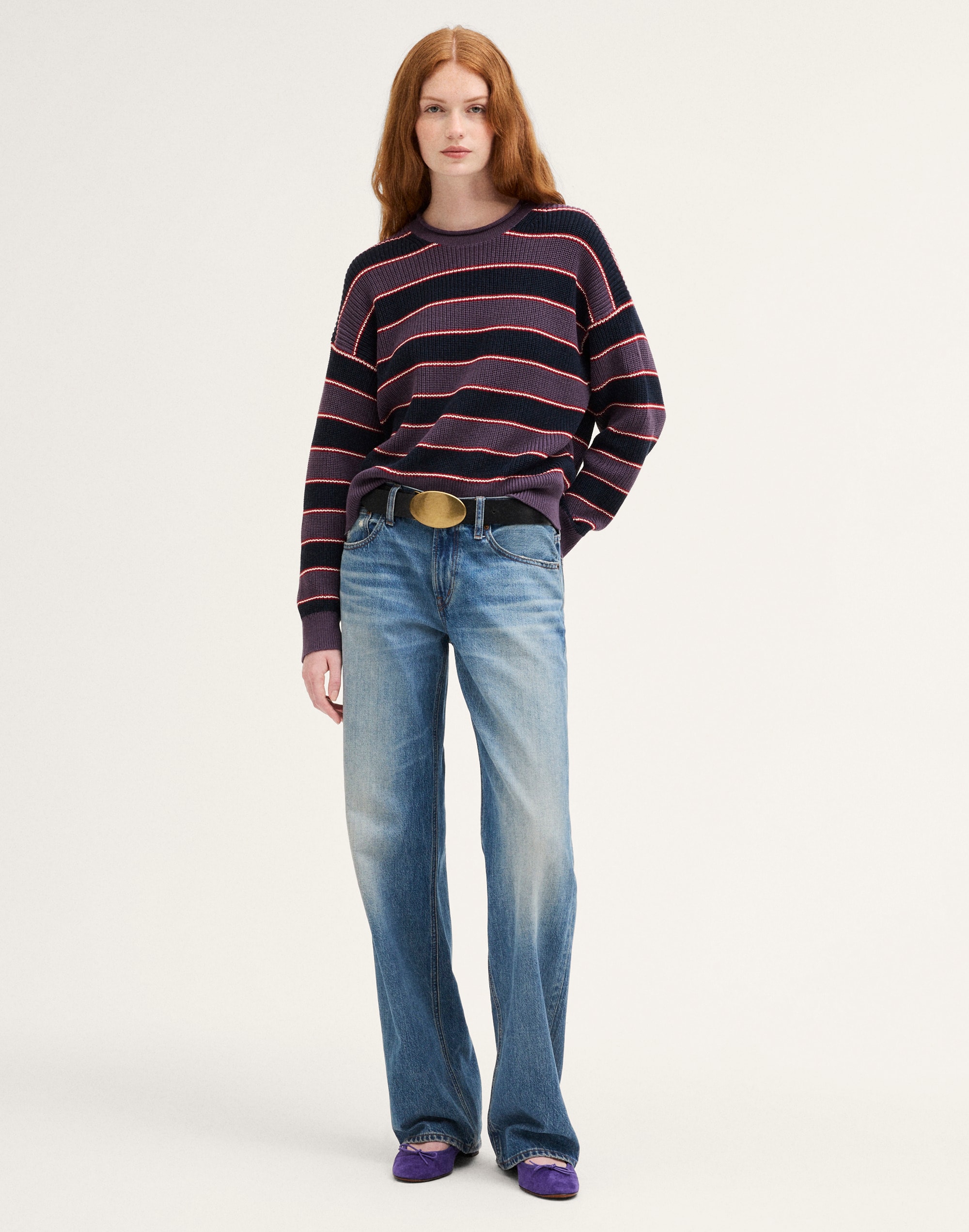 The Arden Crewneck Sweater in 100% Cotton