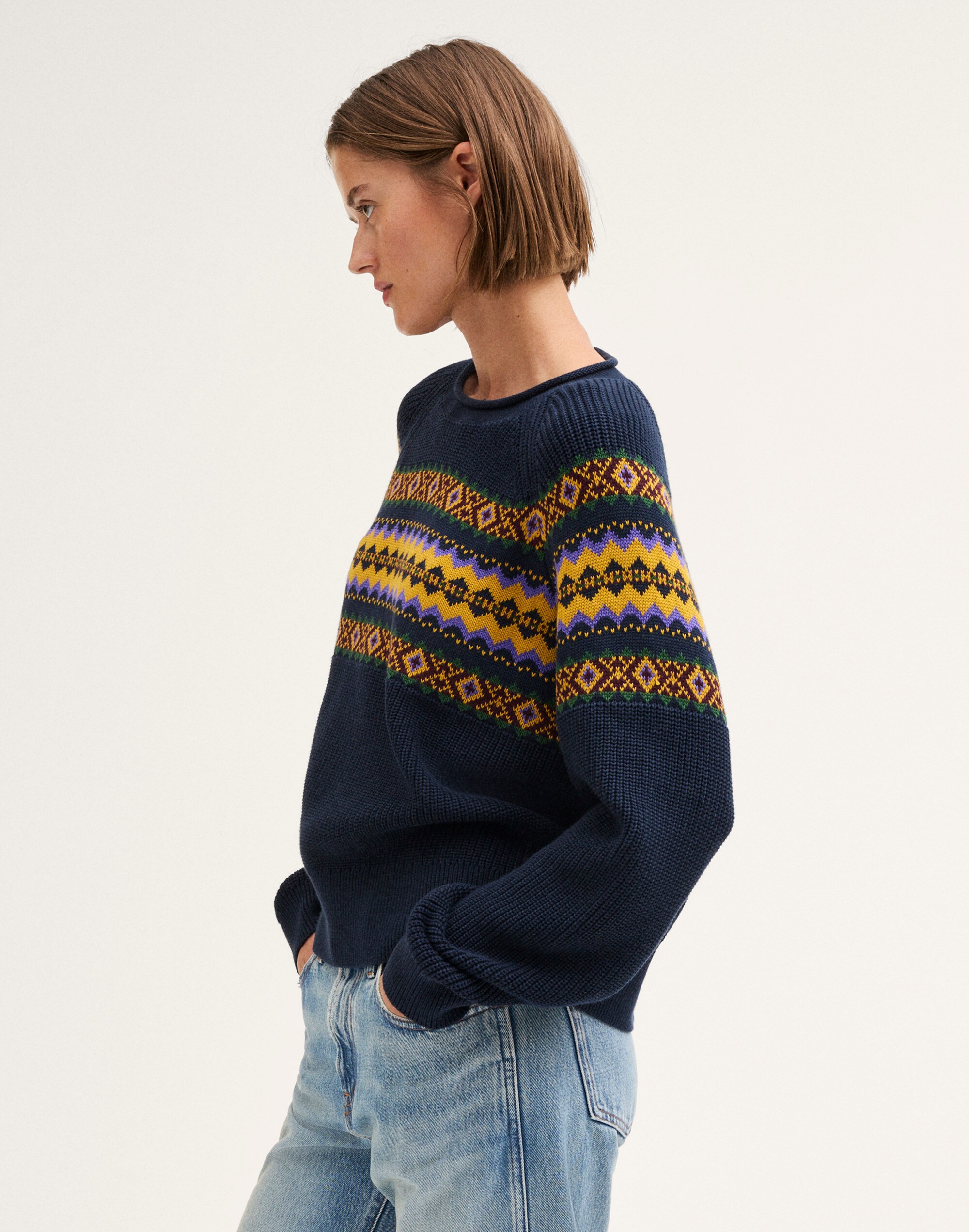 The Arden Crewneck Sweater in 100% Cotton