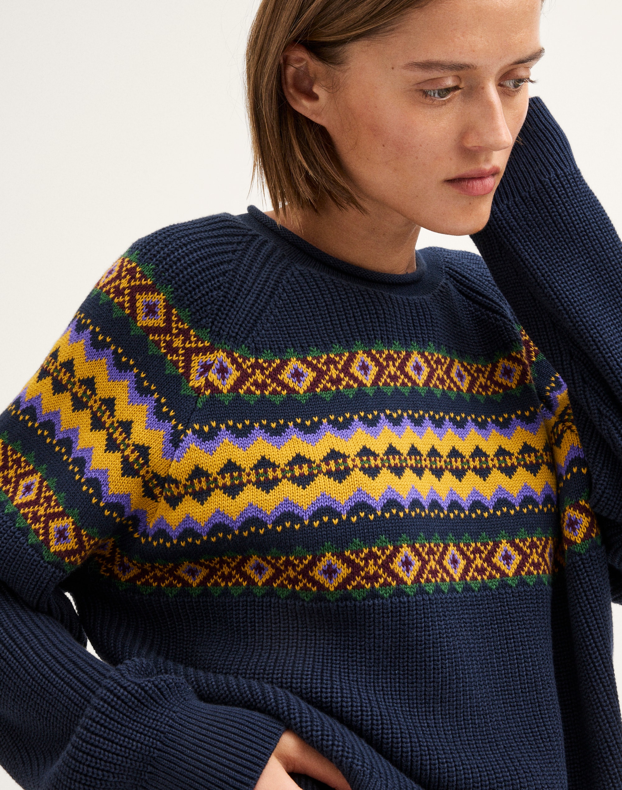 The Arden Crewneck Sweater in 100% Cotton