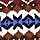 BROWN AND VIOLET FAIR ISLE