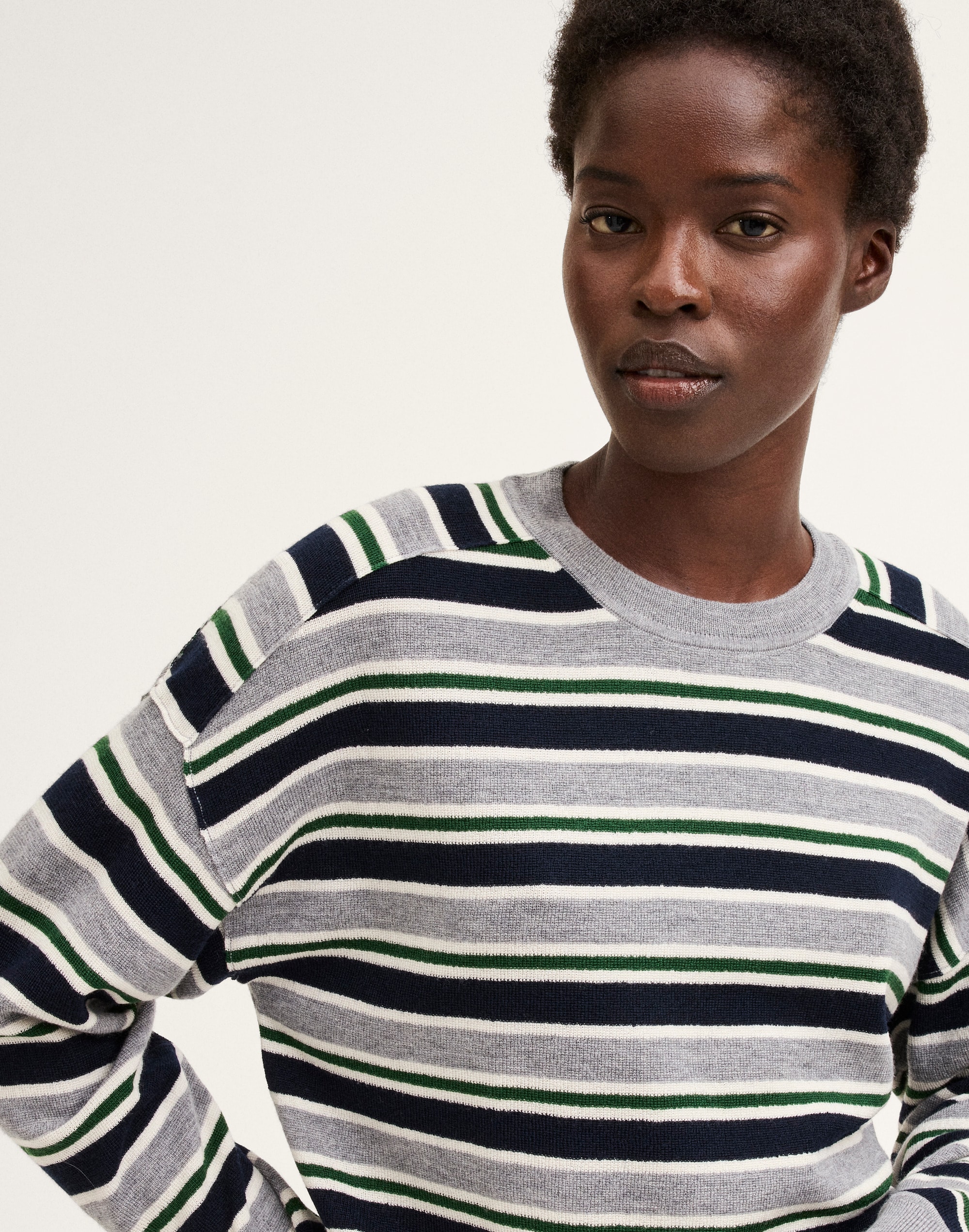 The Shae Crewneck Sweater in 100% Merino Wool
