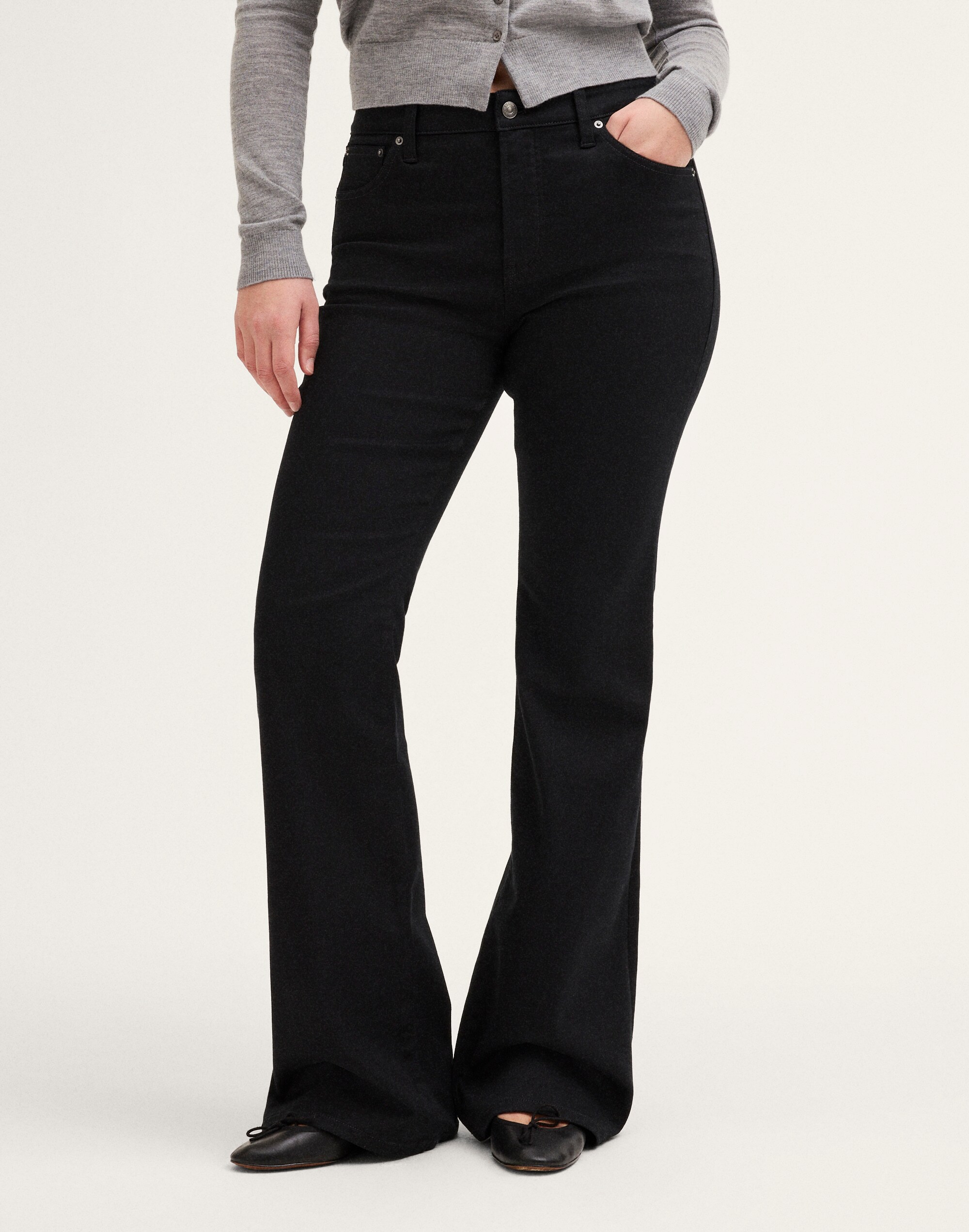 The Curvy Flare Jean in Super Stretch Denim