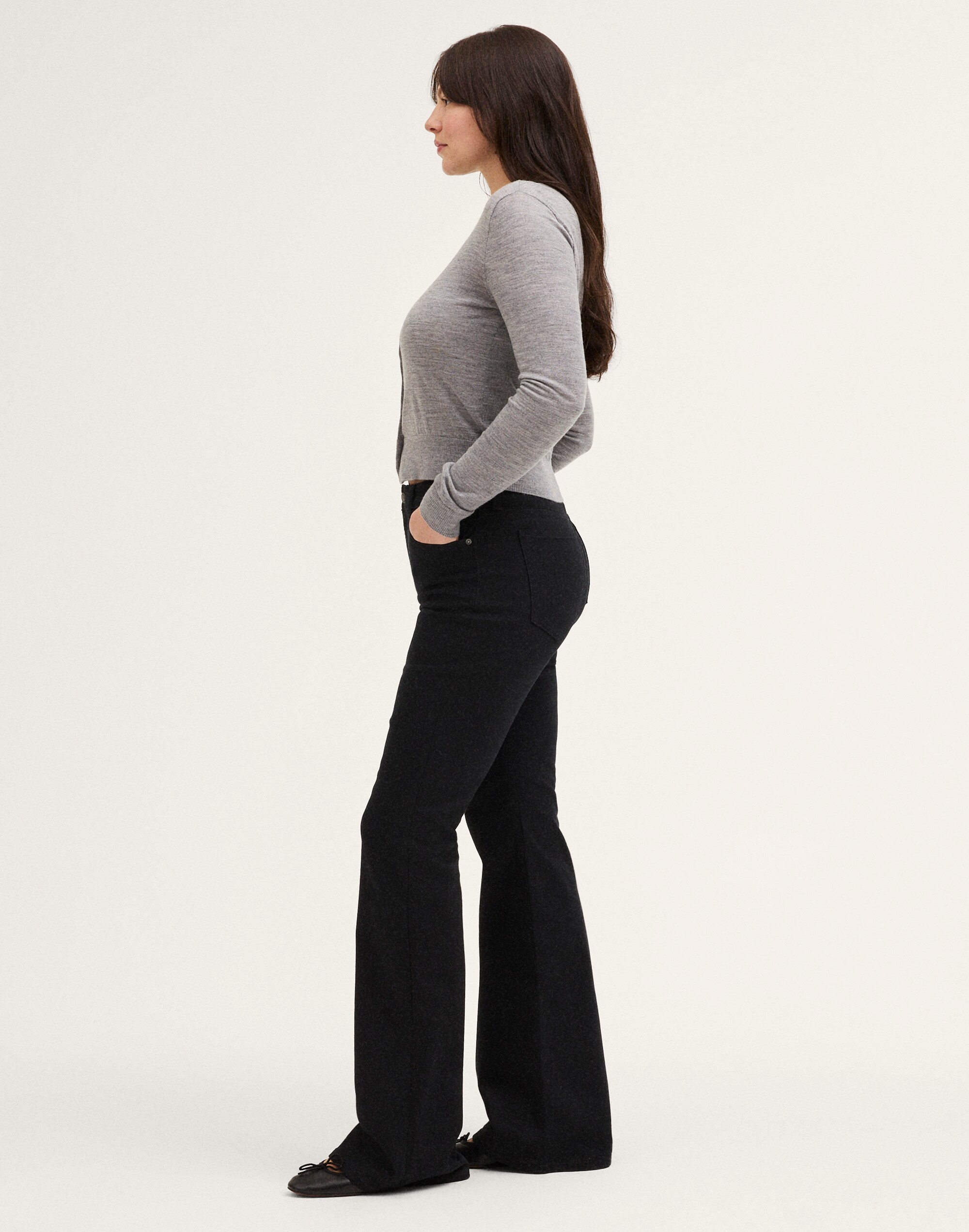 The Curvy Flare Jean in Super Stretch Denim
