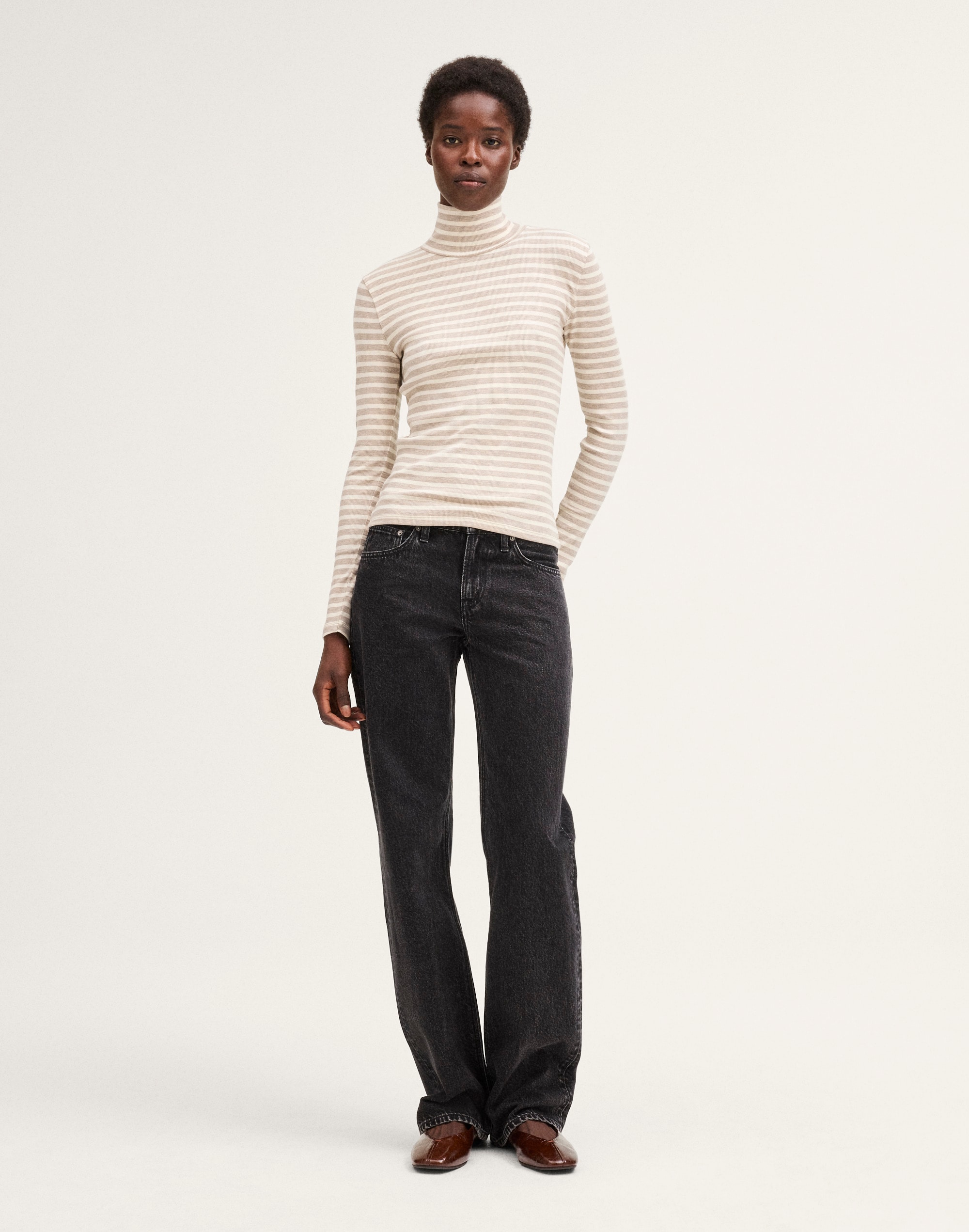 Turtleneck in Luxe Rib