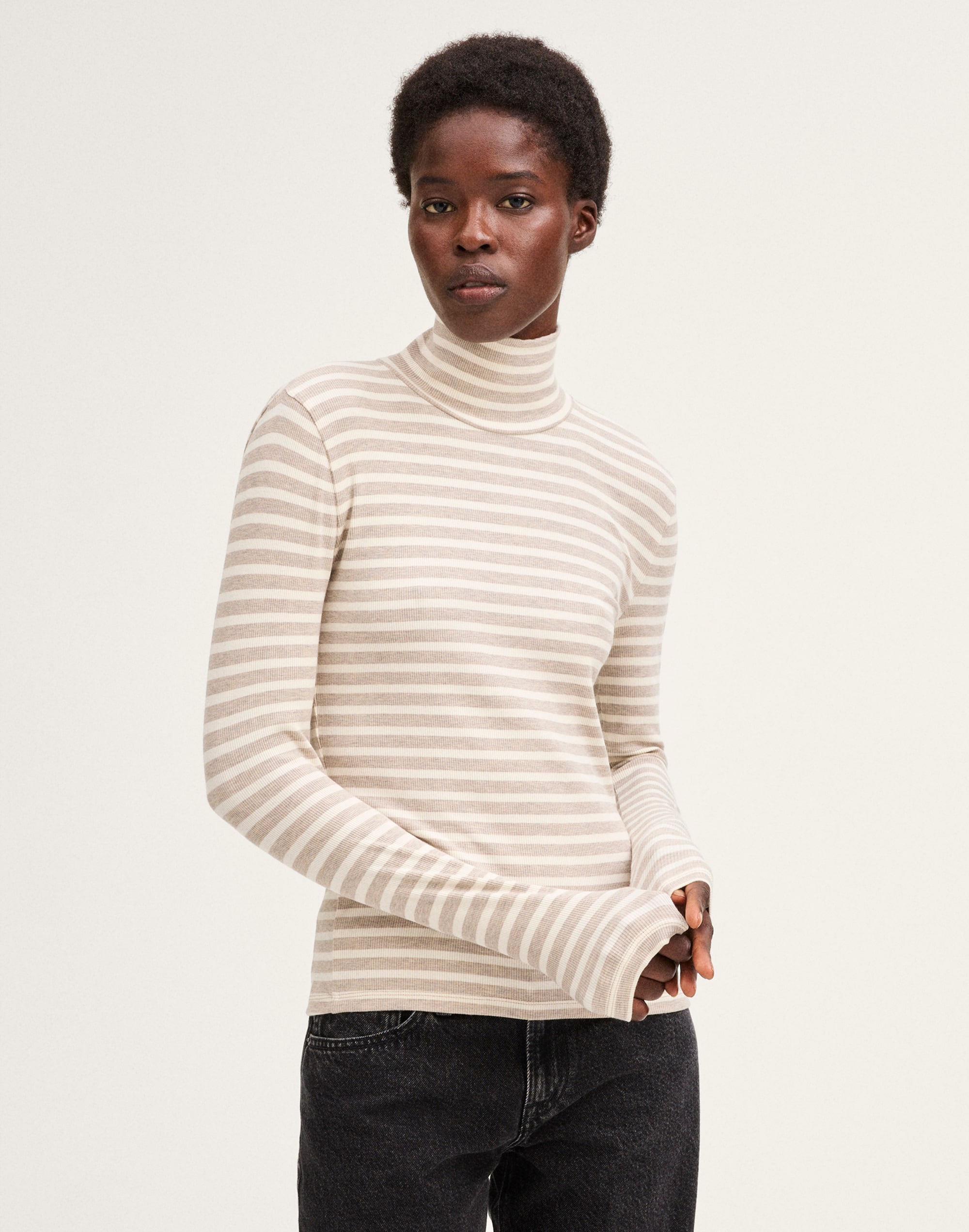 Turtleneck in Luxe Rib