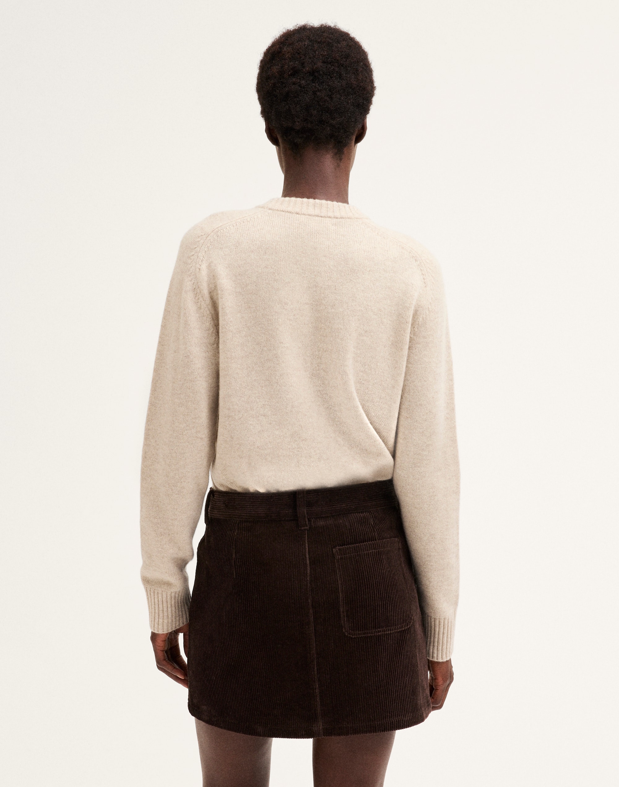 Classic Mini Skirt in Corduroy