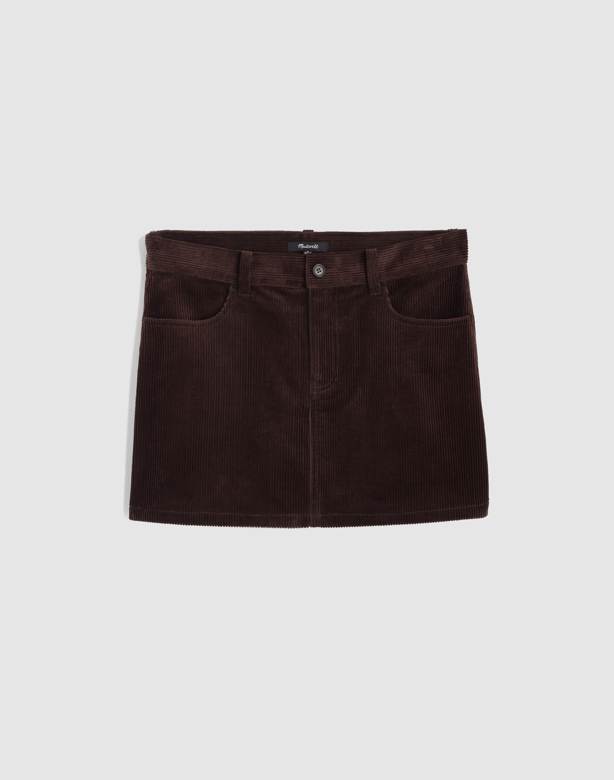 Classic Mini Skirt in Corduroy