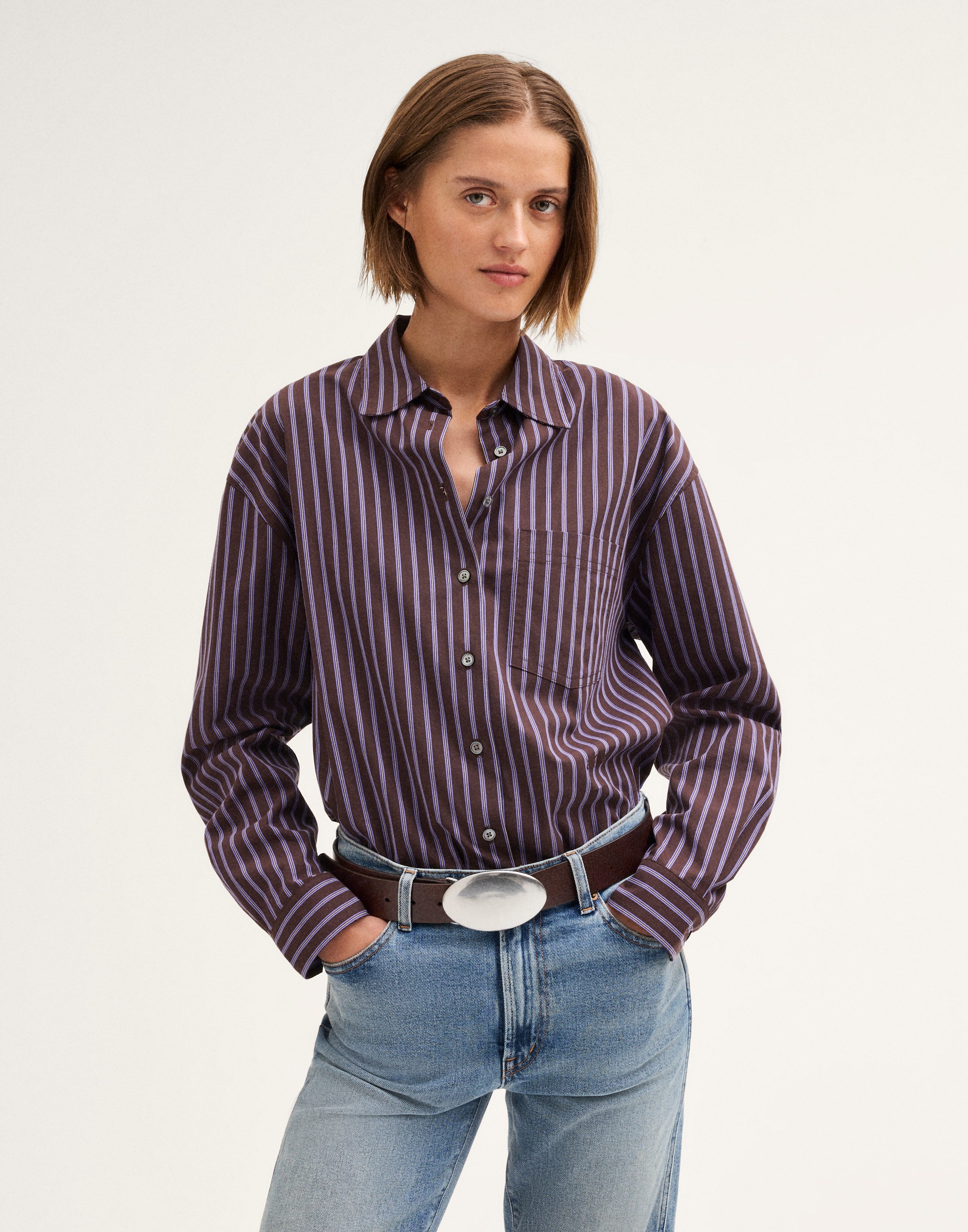 The Easy Shirt in 100% Cotton Poplin by Madewell