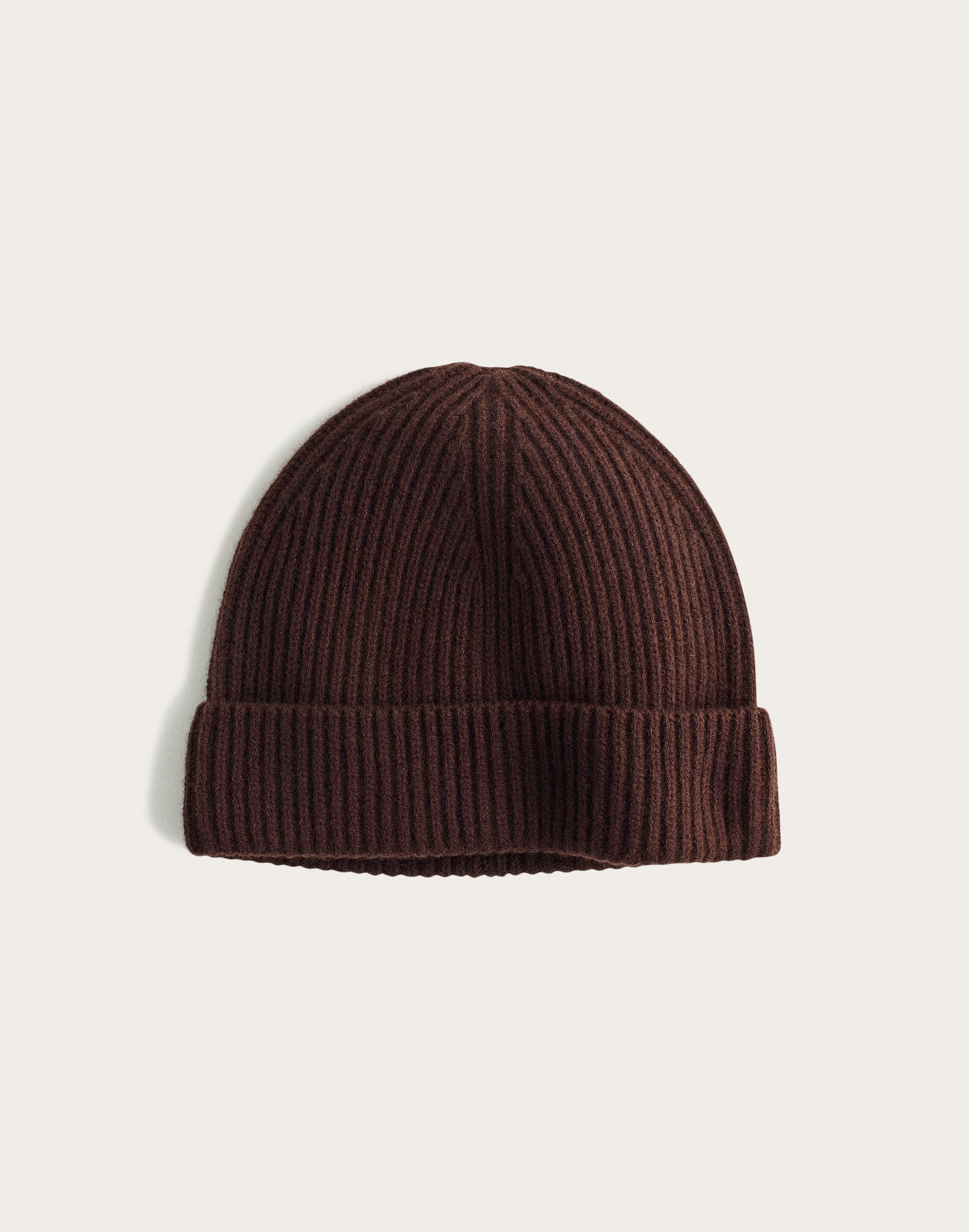 Ribbed Beanie in 100% SoftWool