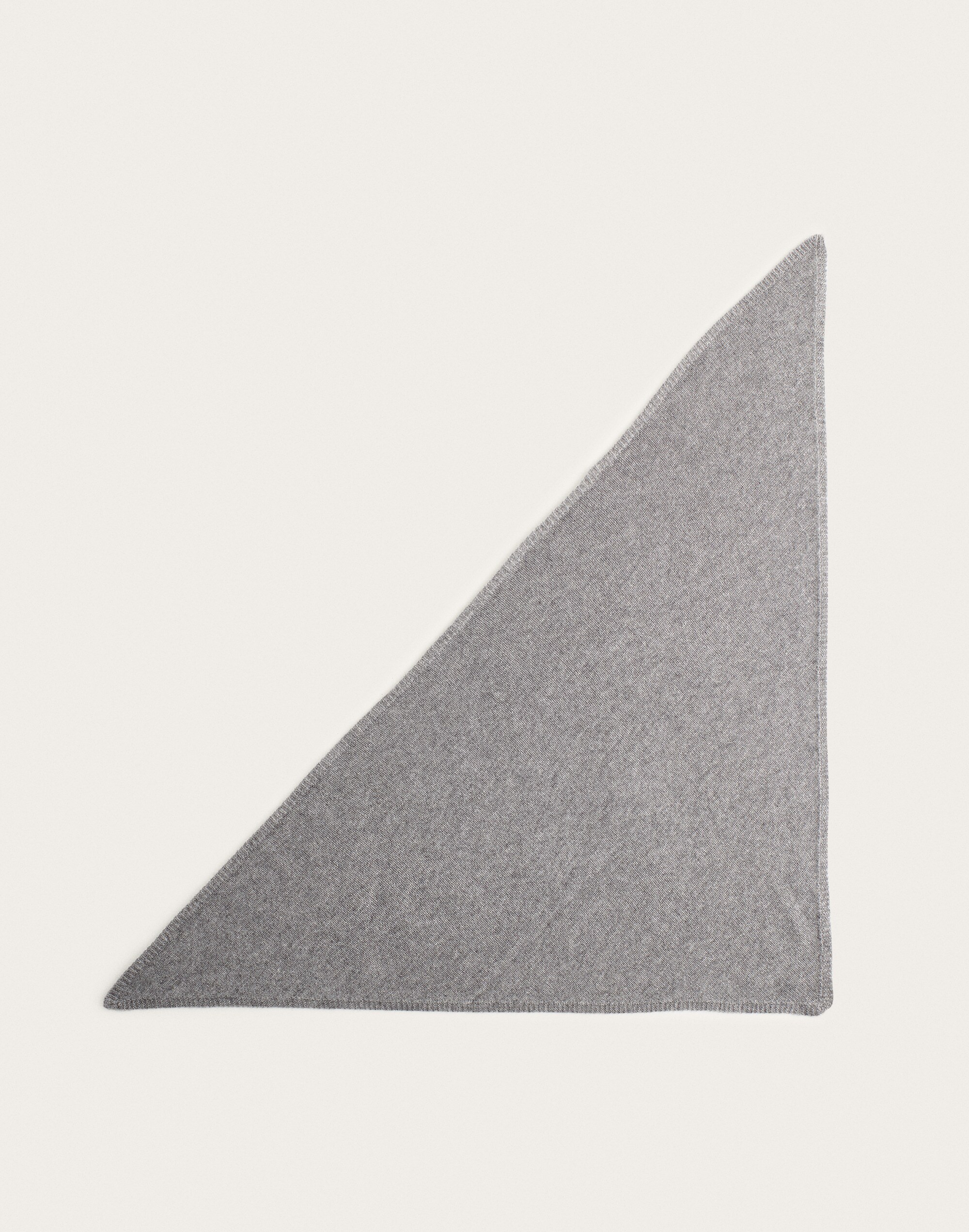 Knit Oversized Bandana in 100% Cashmere