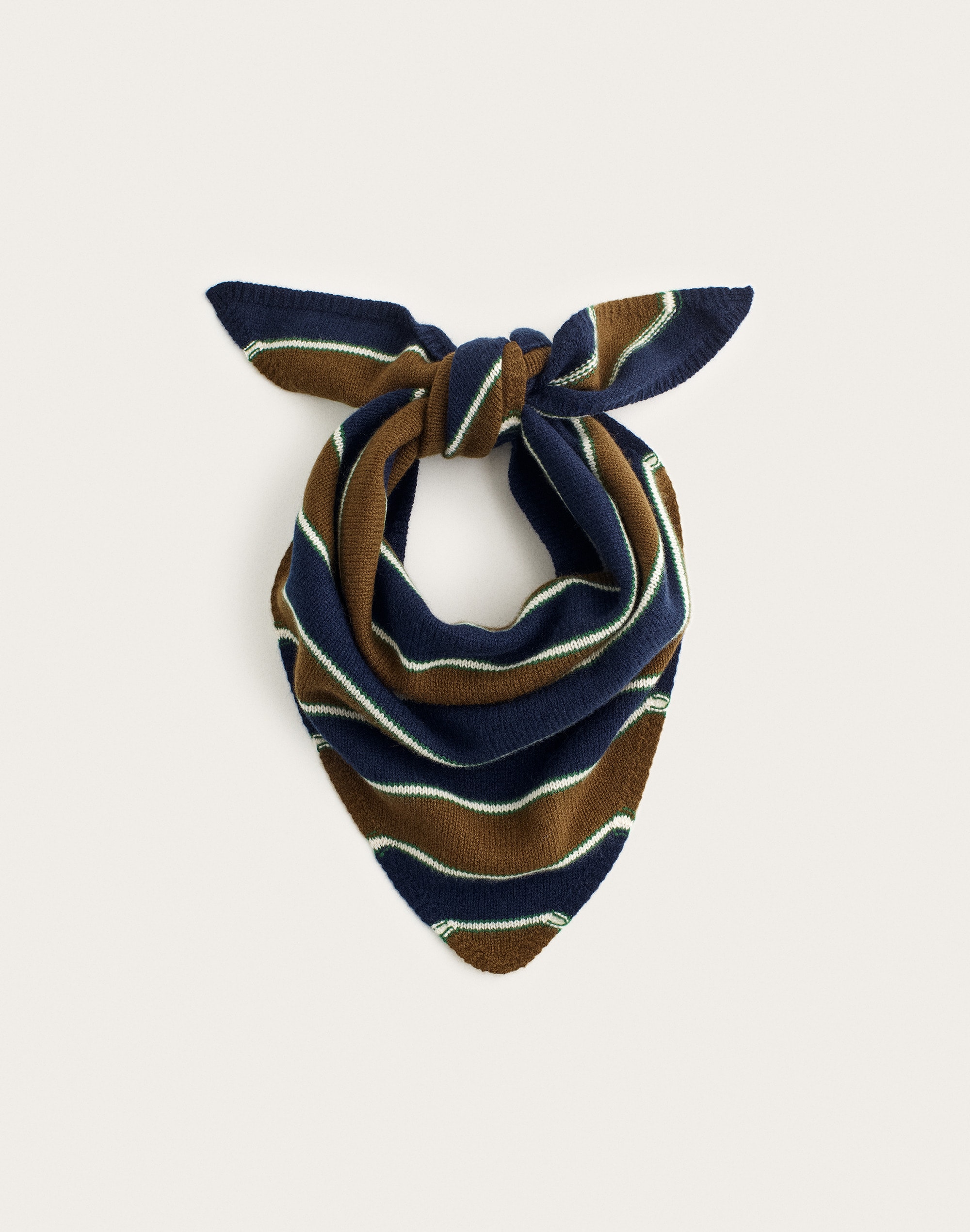 Knit Bandana in 100% Wool