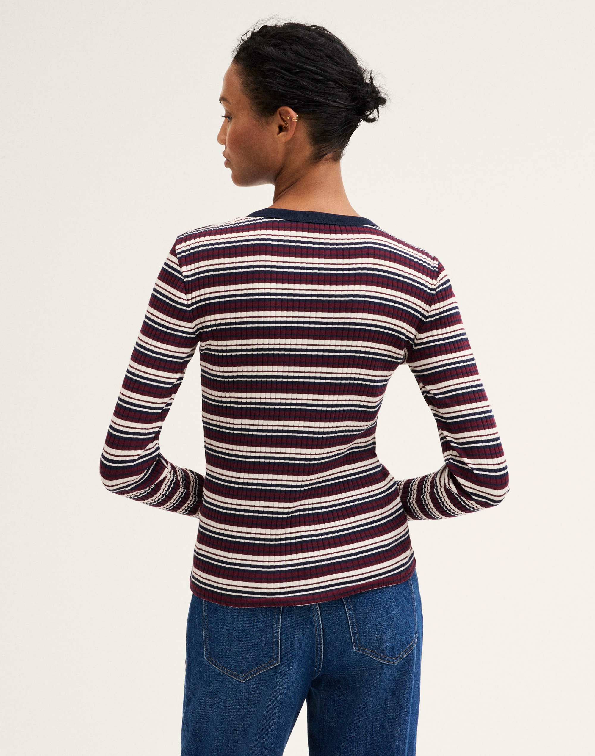 Ribbed Long-Sleeve Tee