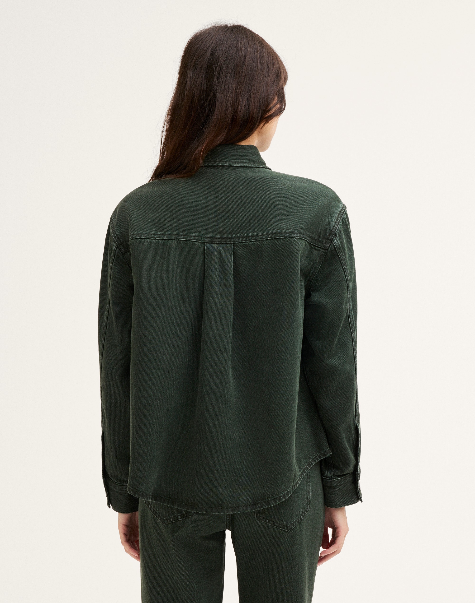 Shirt-Jacket in Airy Denim
