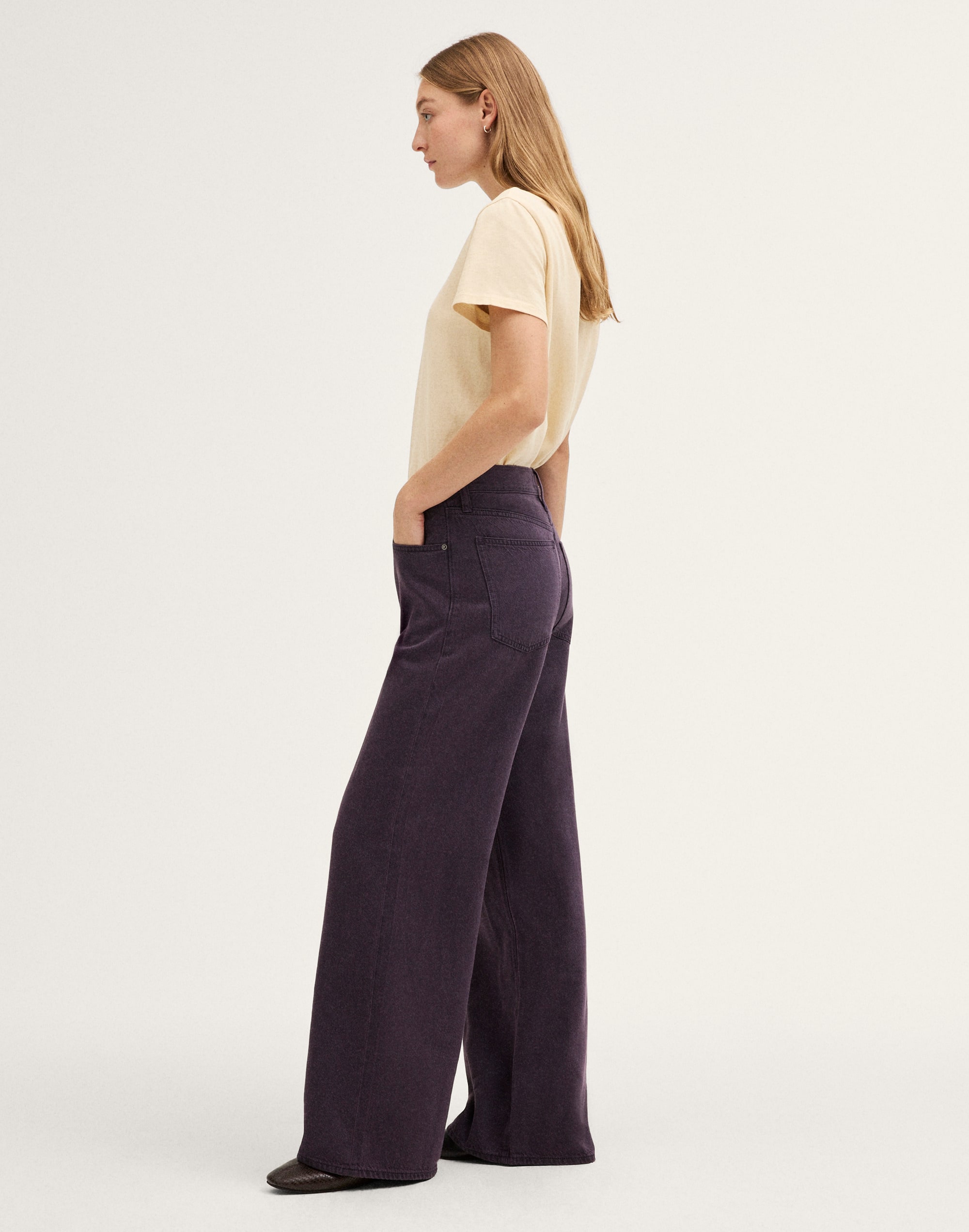 The Ultimate Wide-Leg Jean in Airy Denim