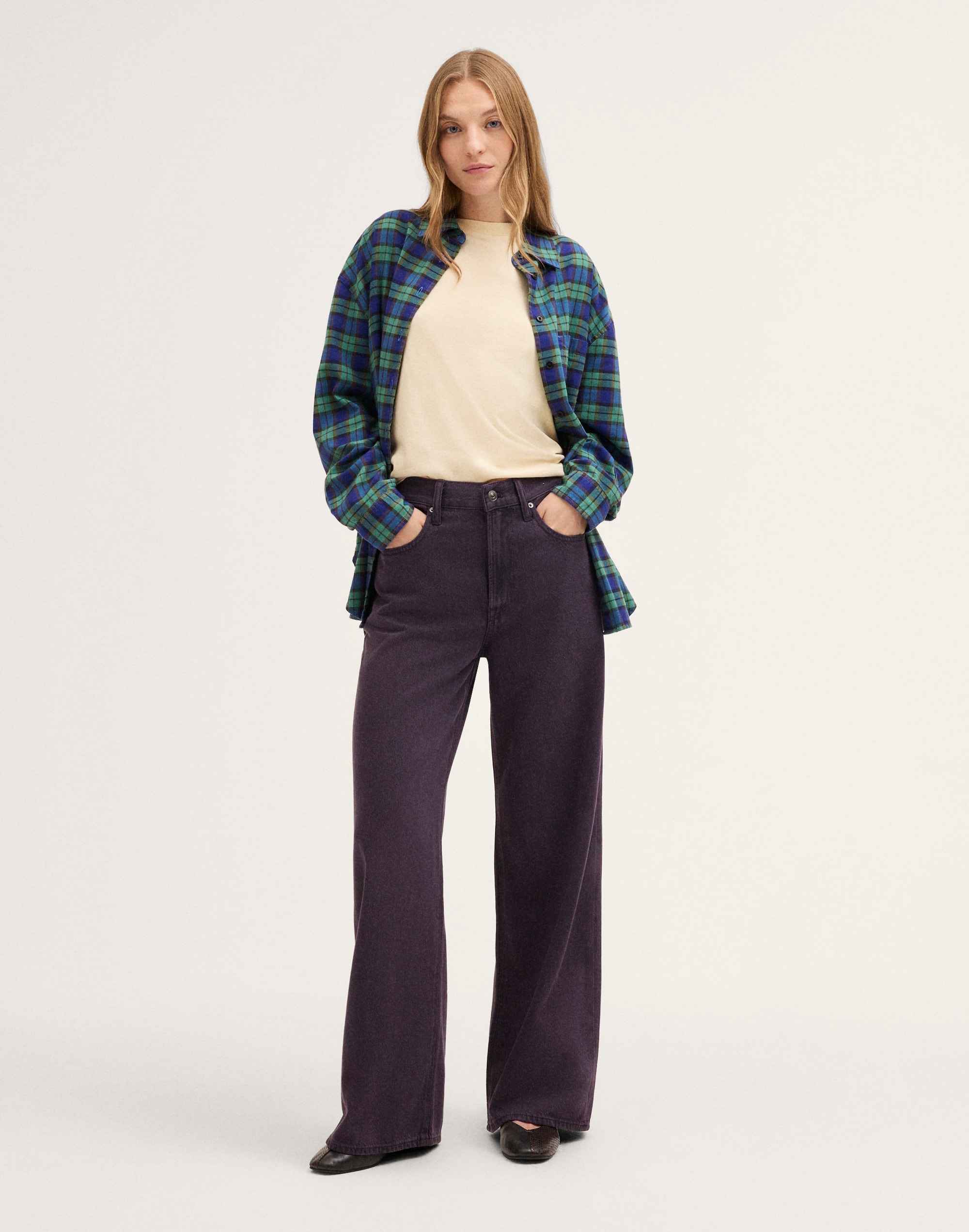 The Ultimate Wide-Leg Jean in Airy Denim