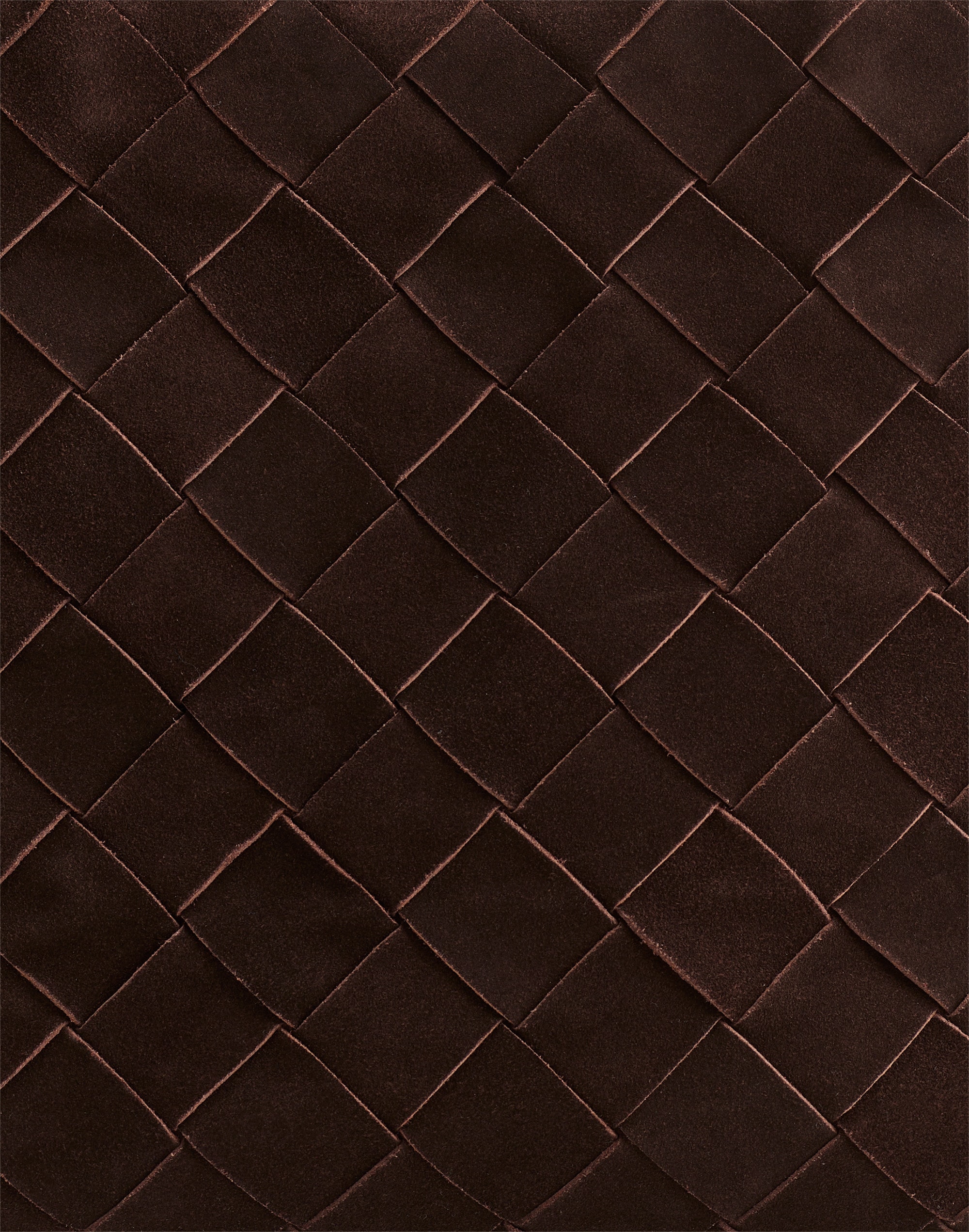 The Signature Woven Tote in Suede