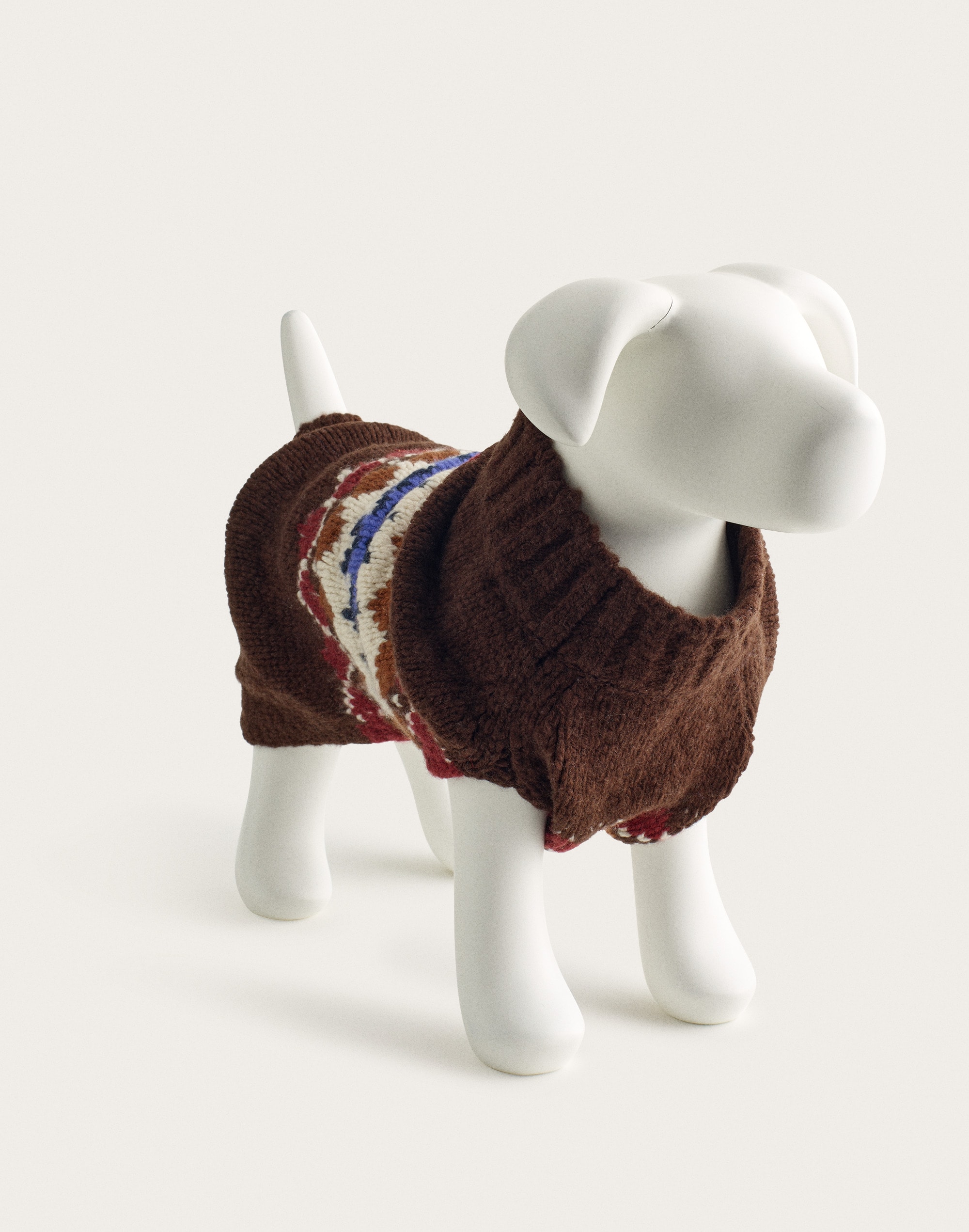 Limited-Edition Mixed-Pattern Sweater for Dogs