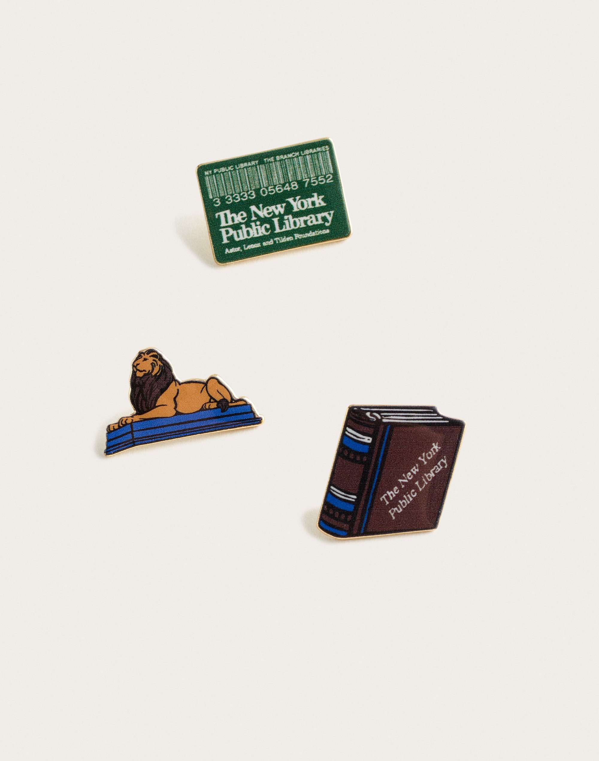 Madewell x NYPL Pin Pack