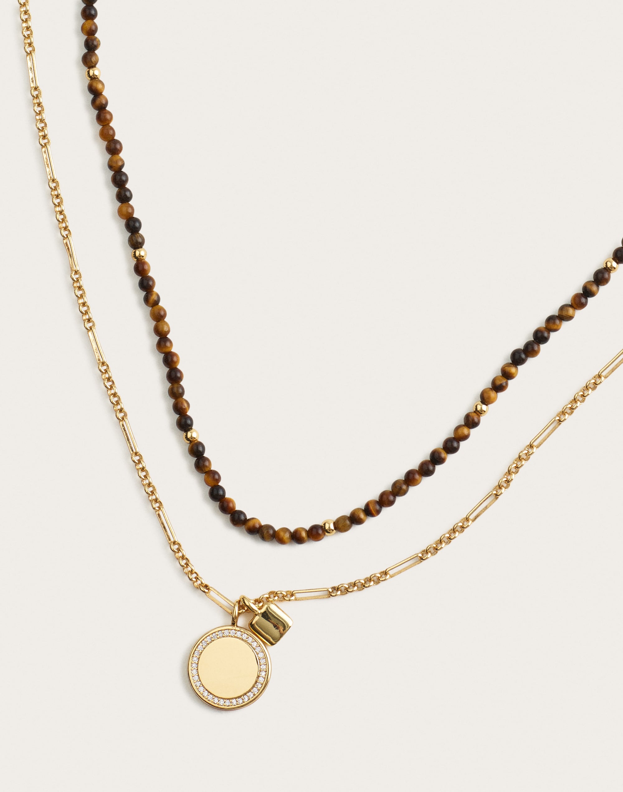 Semiprecious Beaded Necklace Set