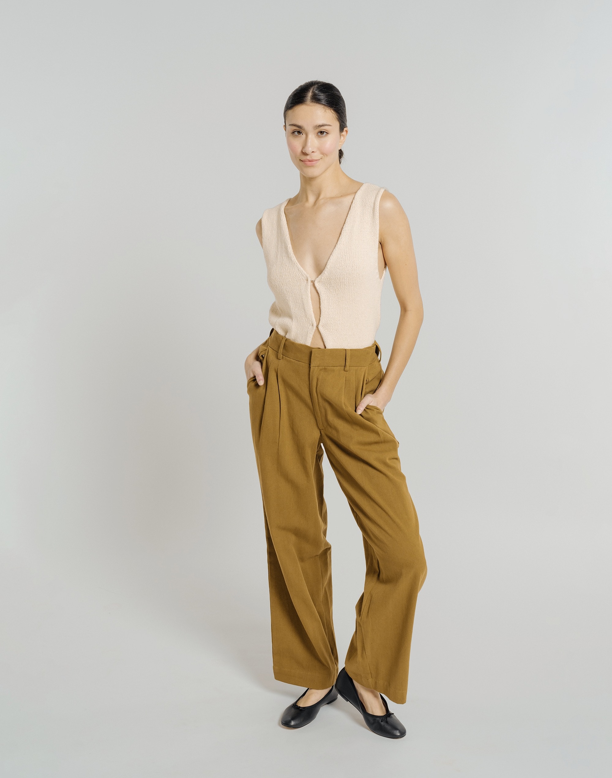 LAUDE the Label Alfred Trouser - Olive