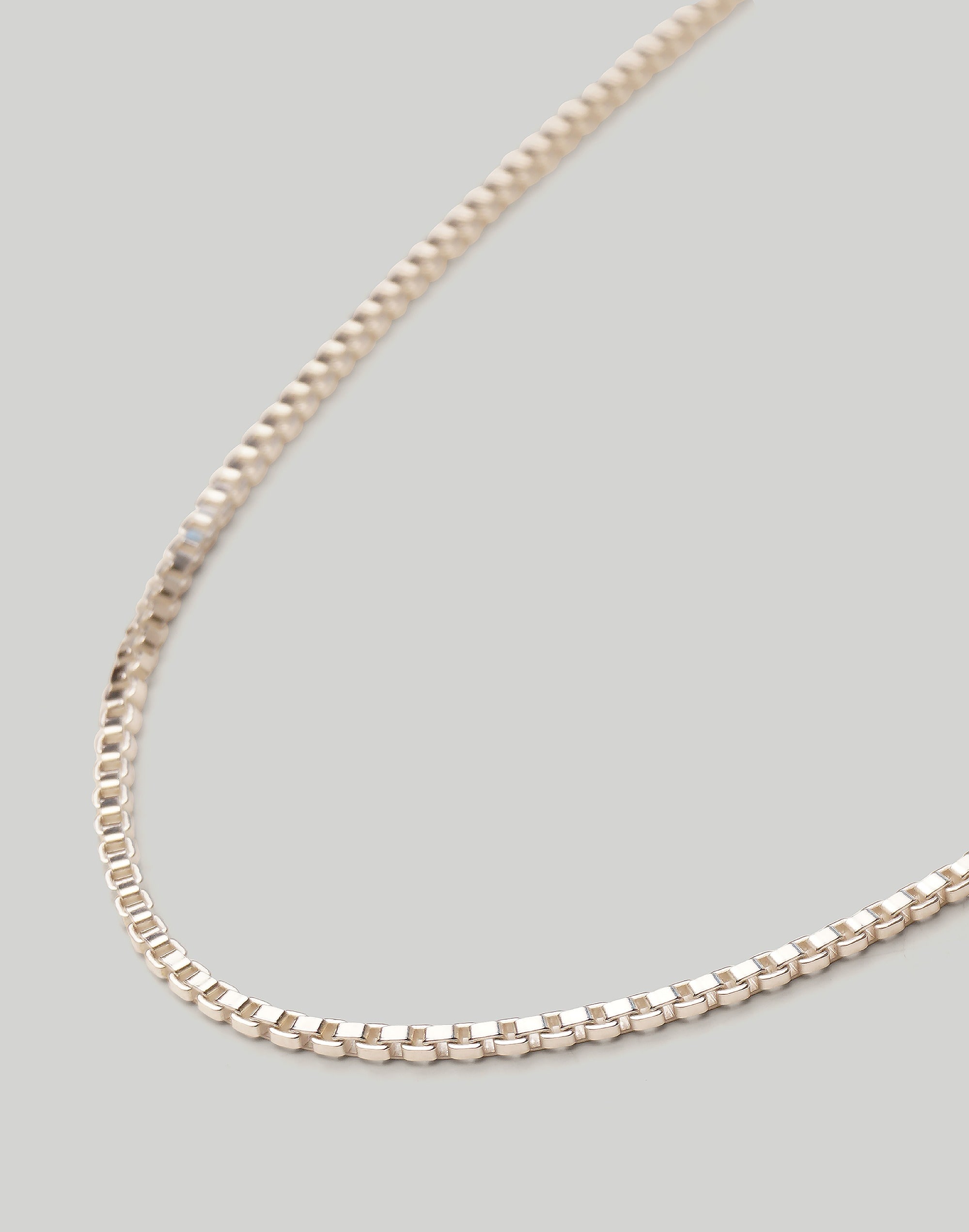 CHARLOTTE CAUWE STUDIO CLASSIC BOX CHAIN NECKLACE IN STERLING SILVER