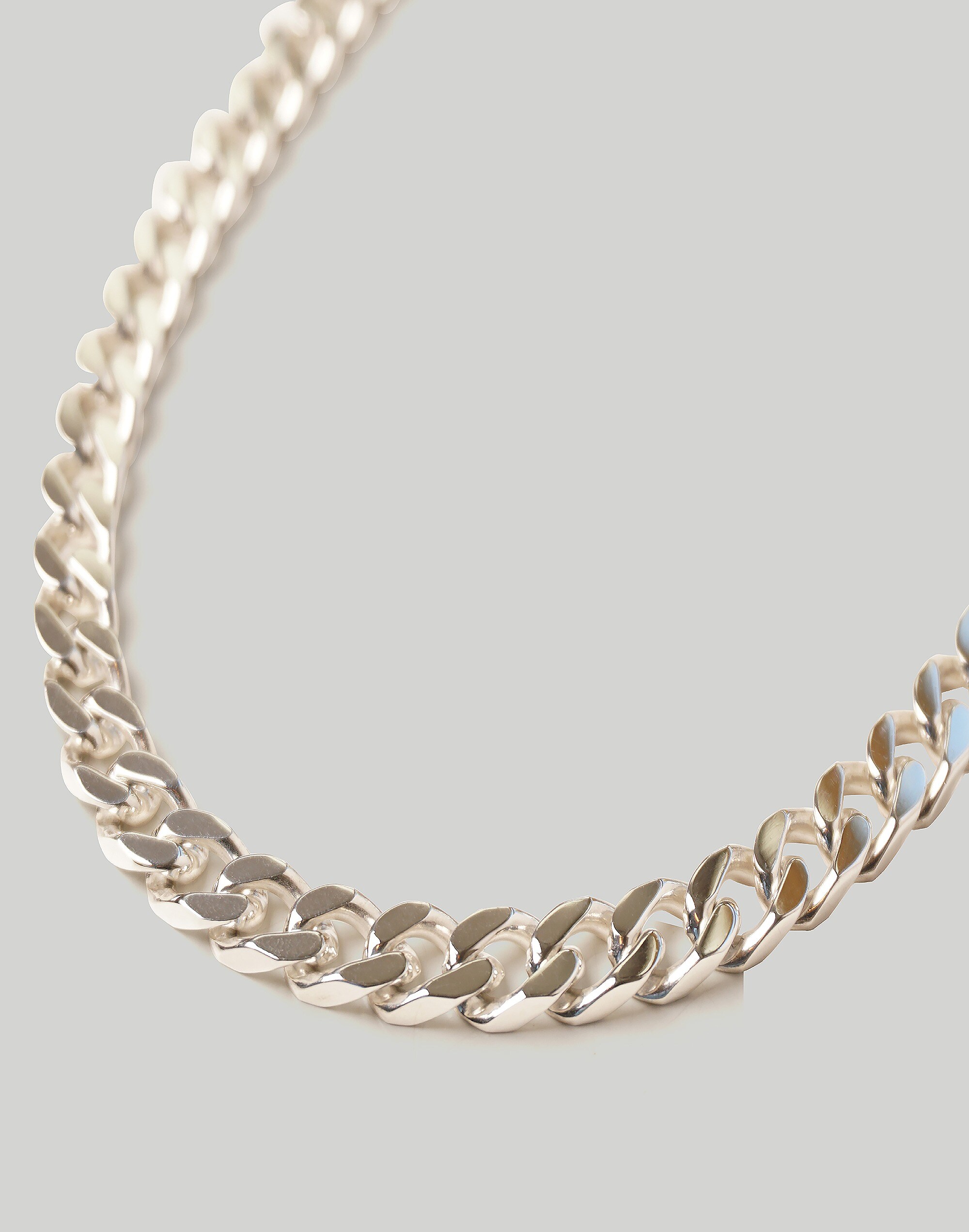 CHARLOTTE CAUWE STUDIO CURB CHAIN NECKLACE IN STERLING SILVER