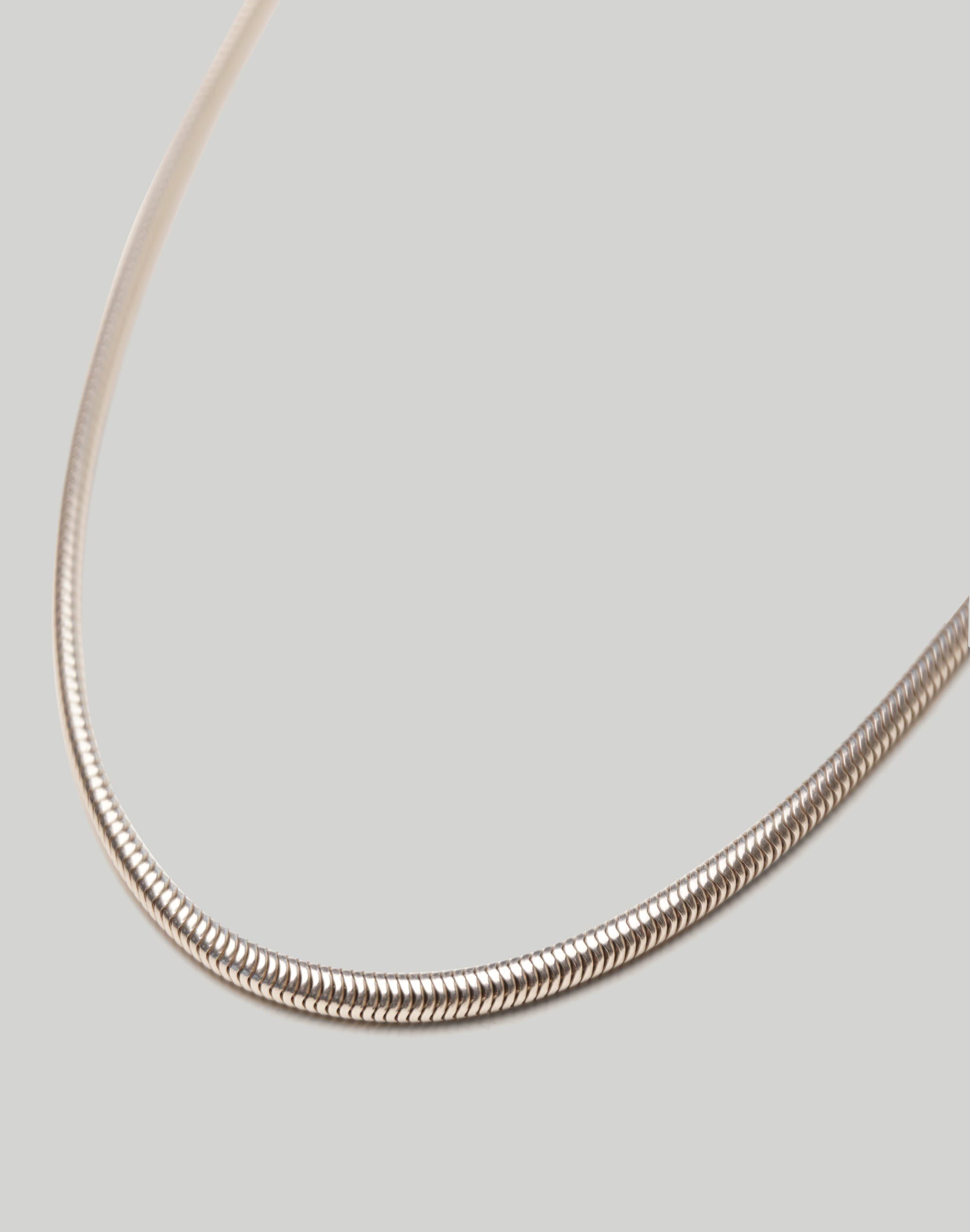 CHARLOTTE CAUWE STUDIO SNAKE CHAIN NECKLACE IN STERLING SILVER